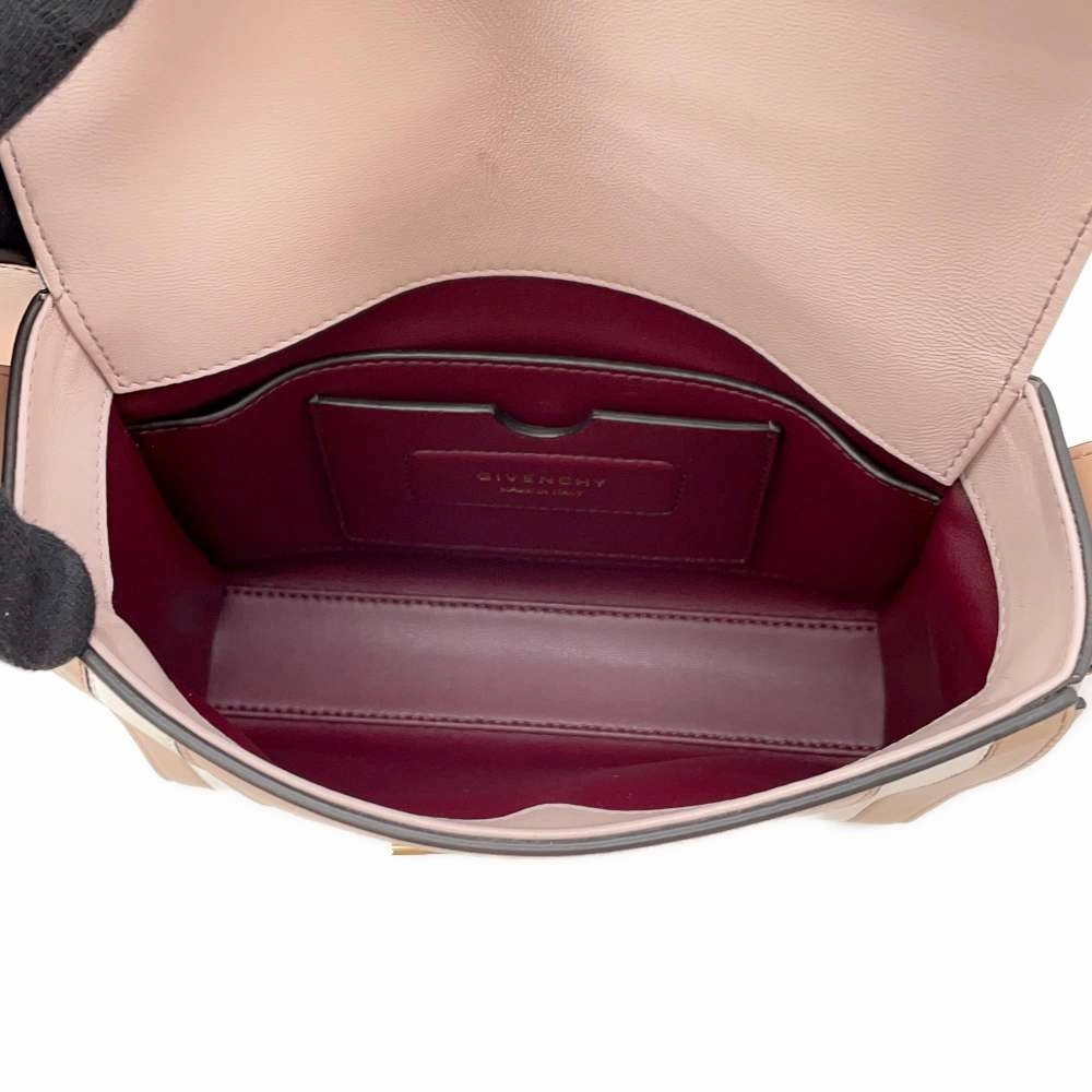 Givenchy Eden Small Shoulder Bag Pink/Brown/WhiteBB50BMB0RW-680 Leather