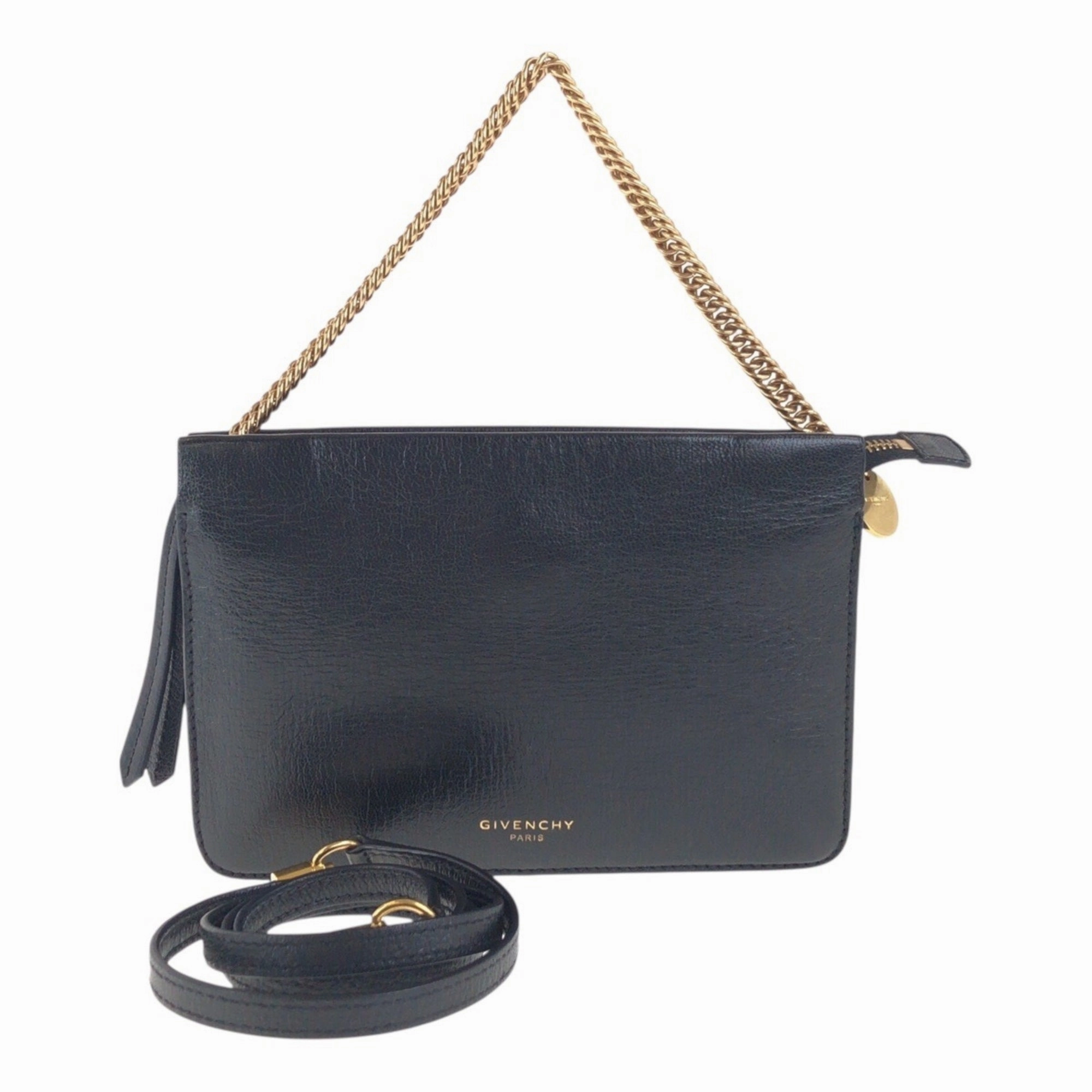 Givenchy Leather Handbag Shoulder Bag (Pre-Owned)
