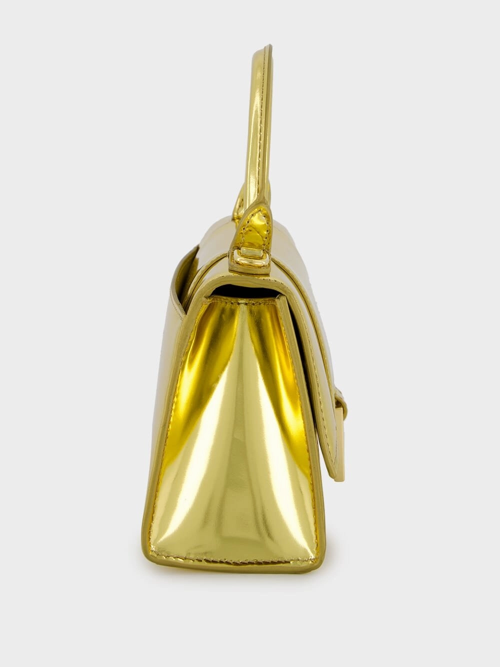 Golden Metallic Handbag