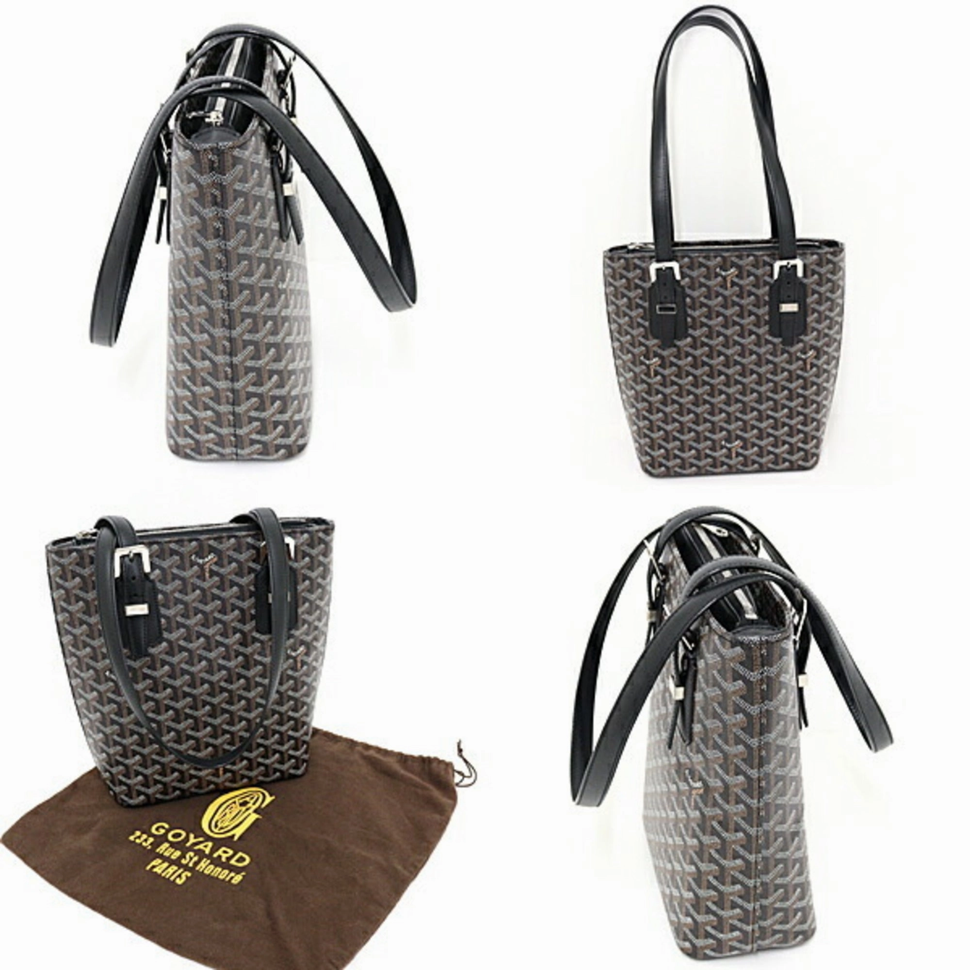 Goyard    Canvas Leather Shoulder Bag Tote Bag (Pre-Owned)