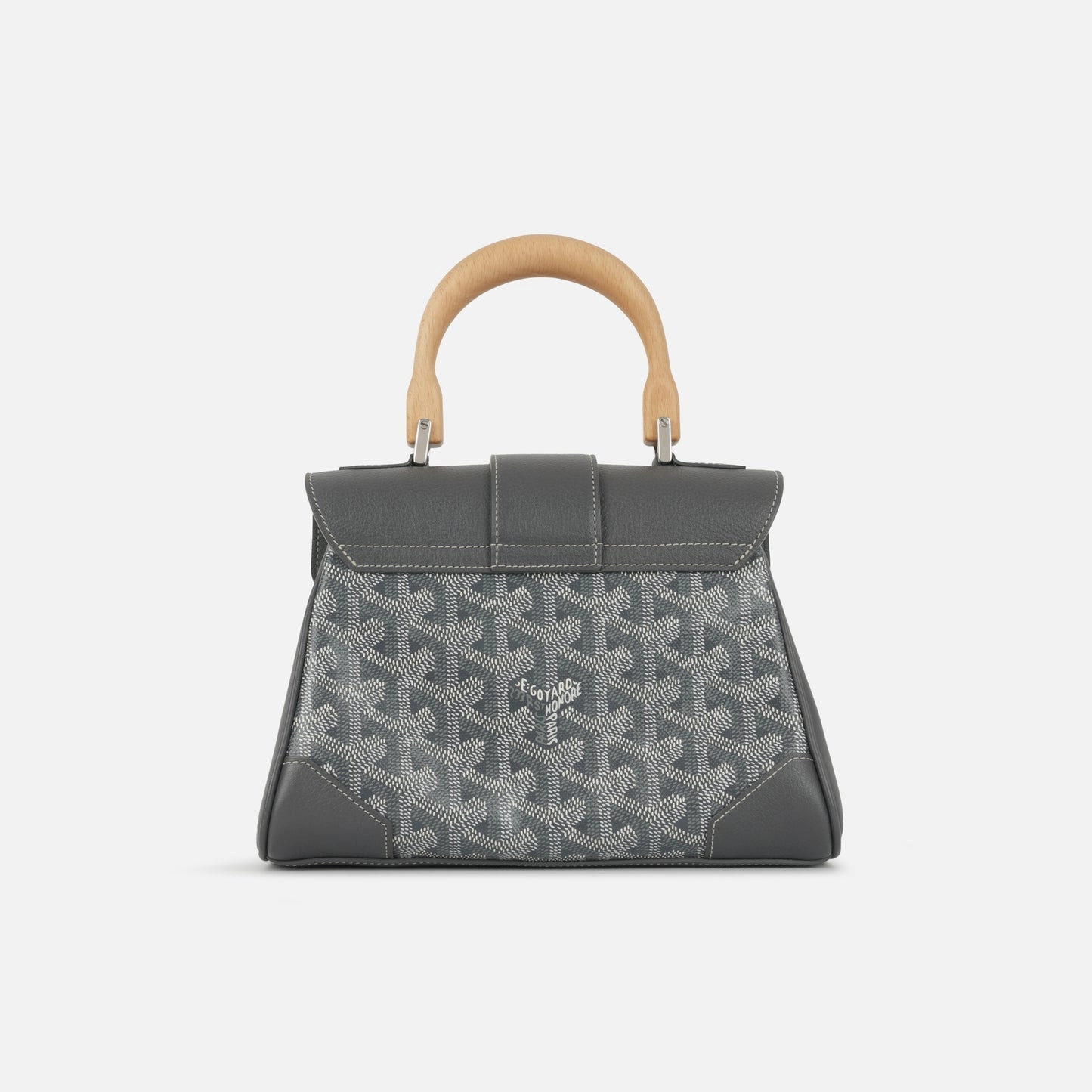 Goyard - Sagon Souple Mini Bag - Grey Goyardine SHW - Pre-Loved