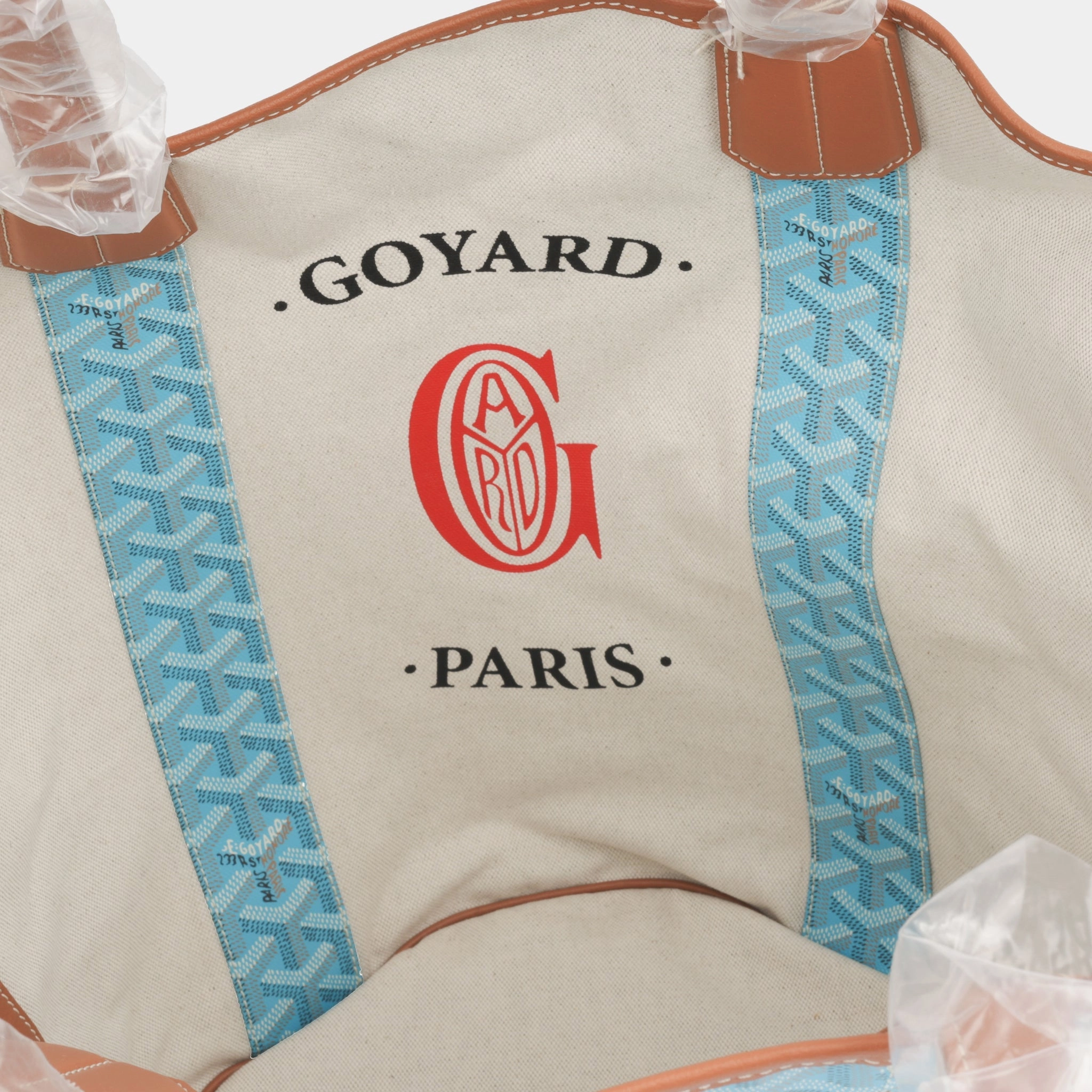 Goyard Belharra MM - Turquoise Goyardine (NWT)