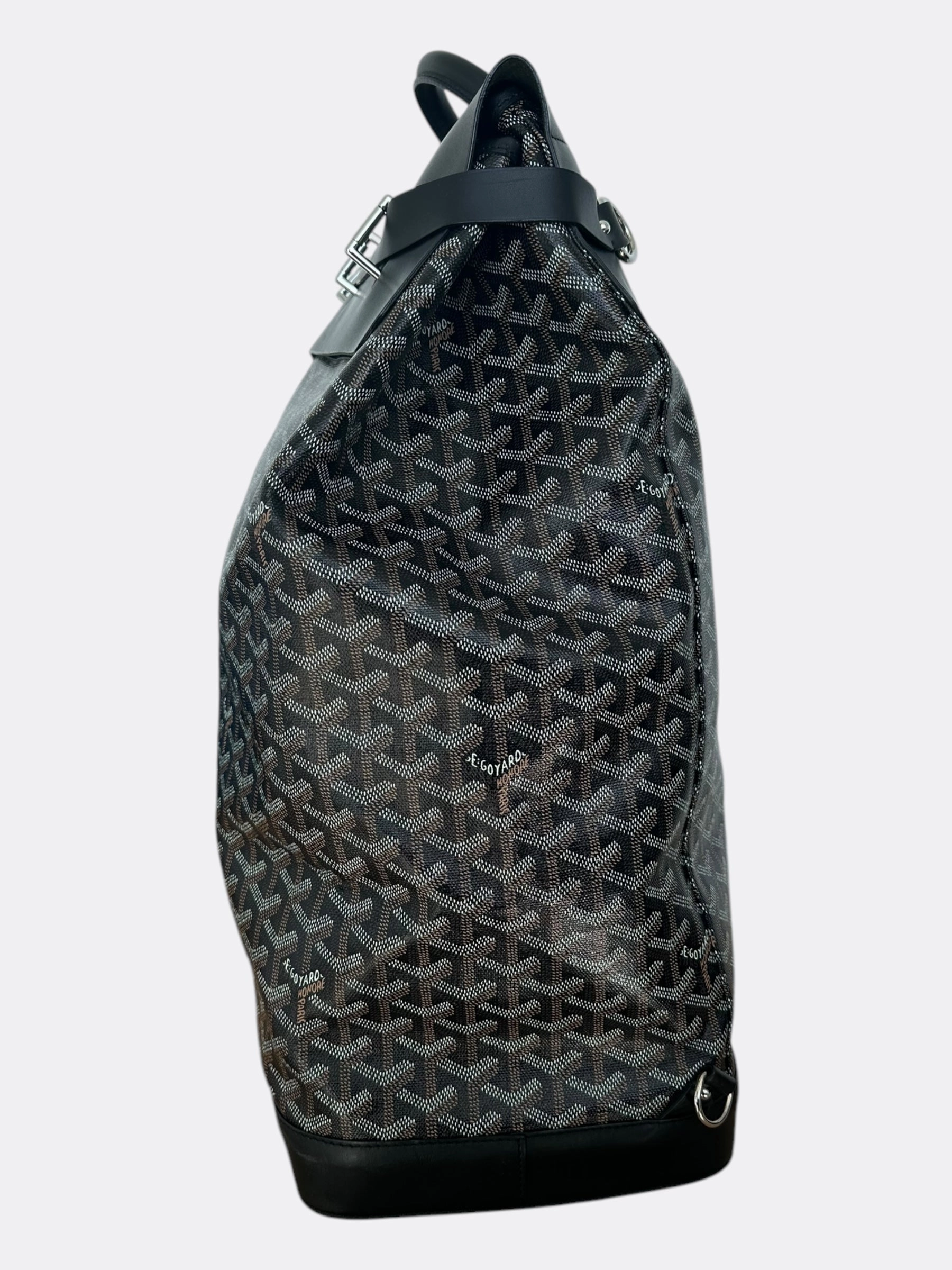 Goyard Black Steamer Backpack