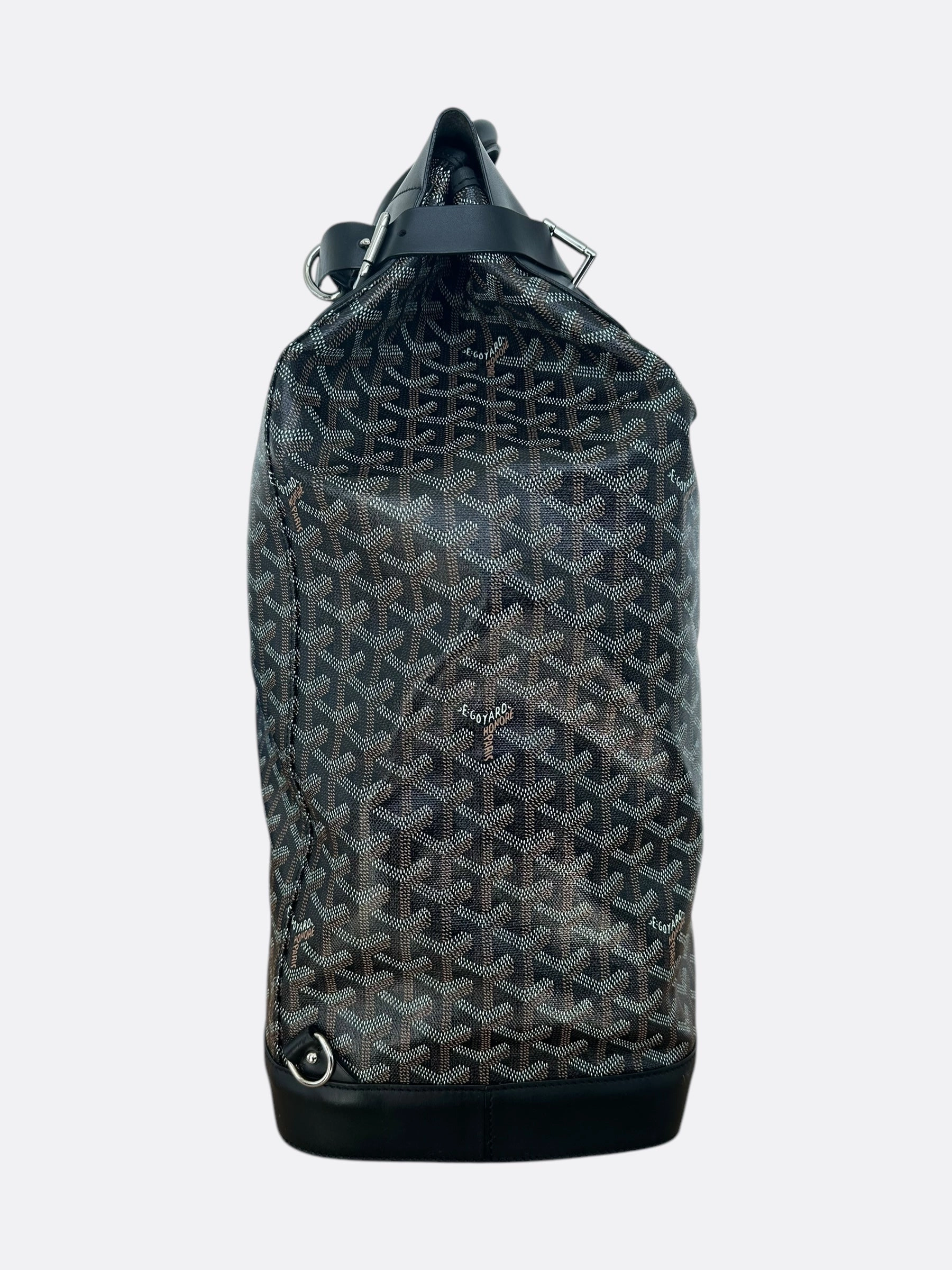 Goyard Black Steamer Backpack