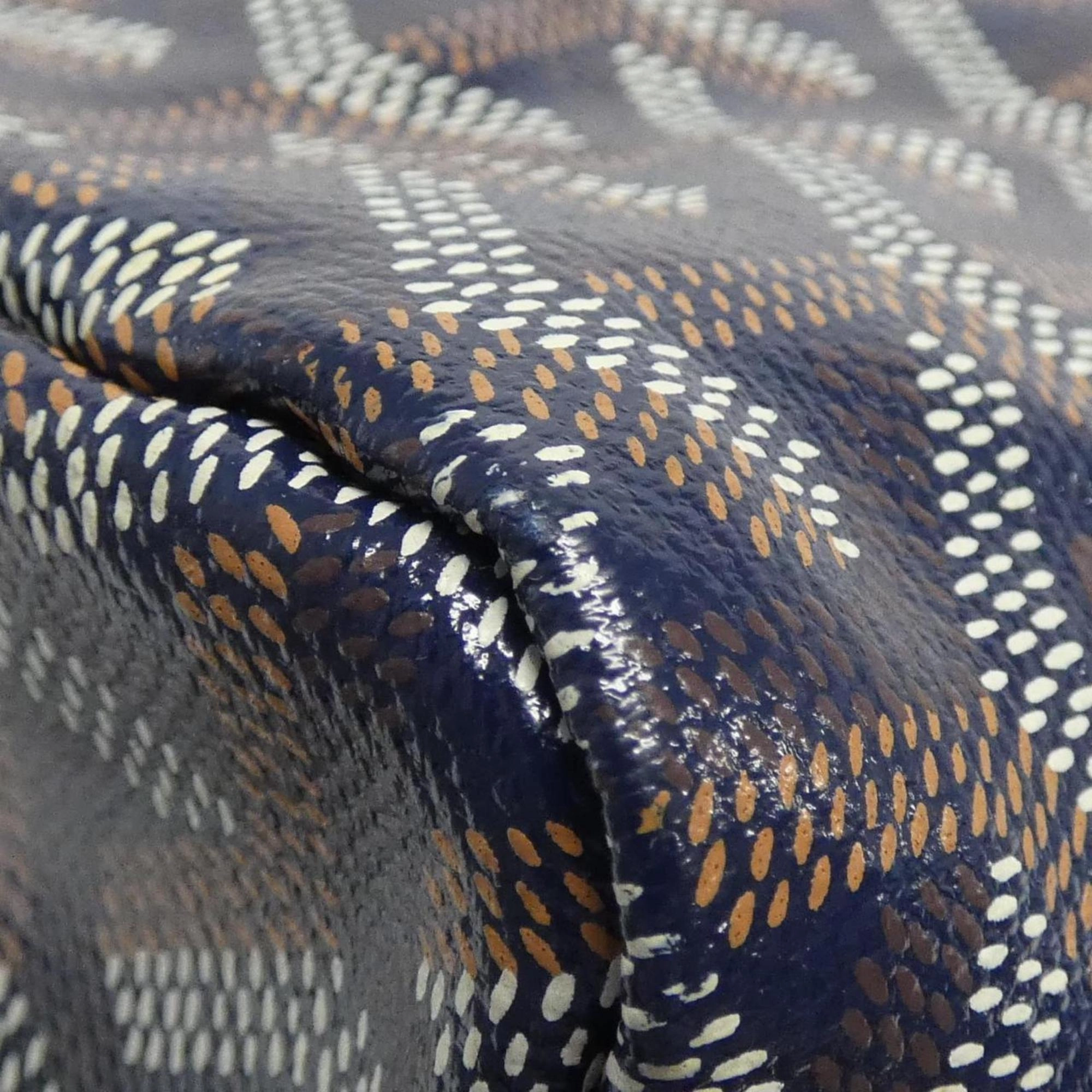 Goyard blue Navy Coated Canvas Tote Bag (Pre-Owned)