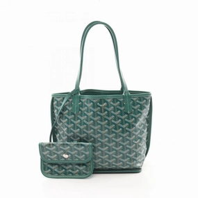 Goyard  Coated Canvas Leather Tote Bag (Pre-Owned)