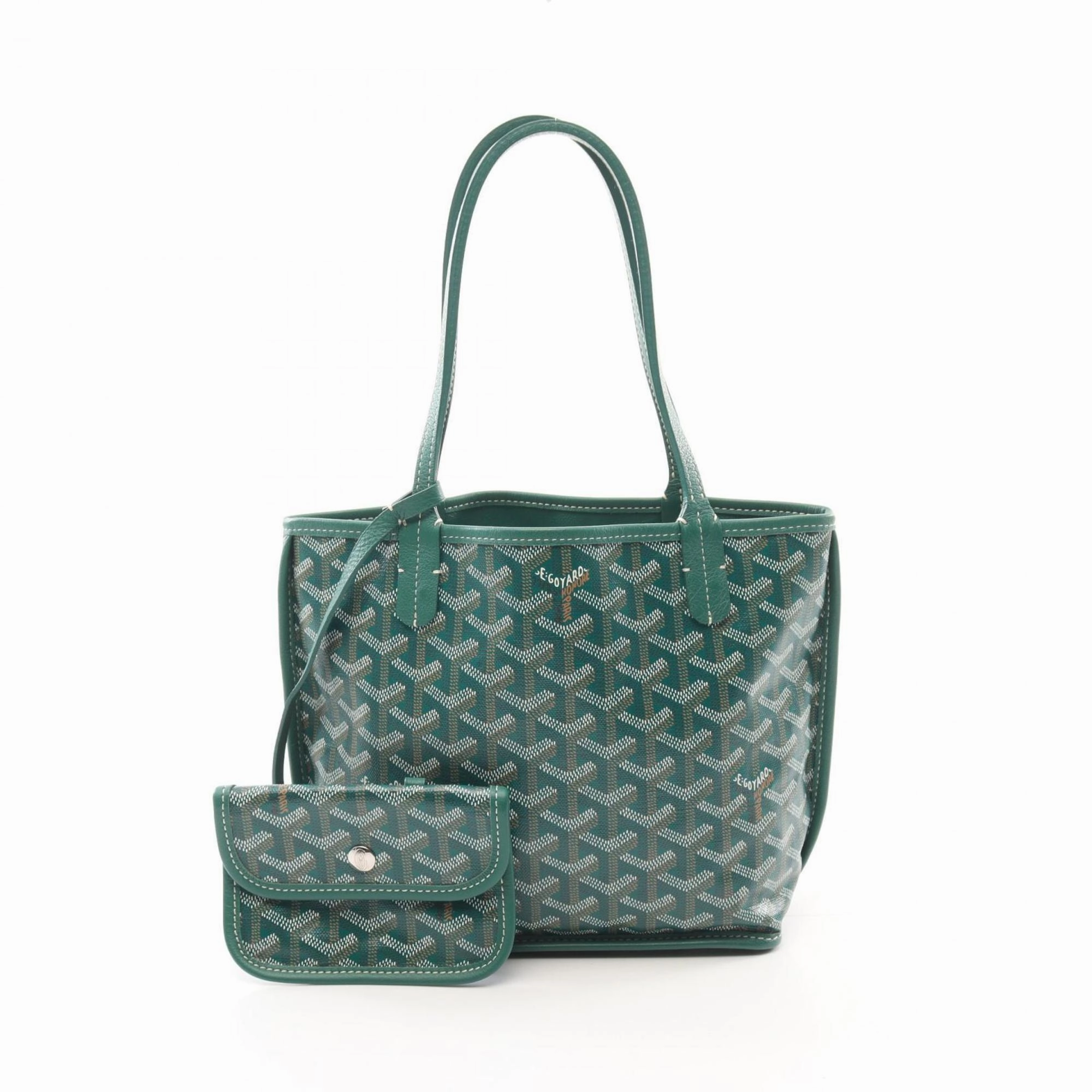Goyard  Coated Canvas Leather Tote Bag (Pre-Owned)