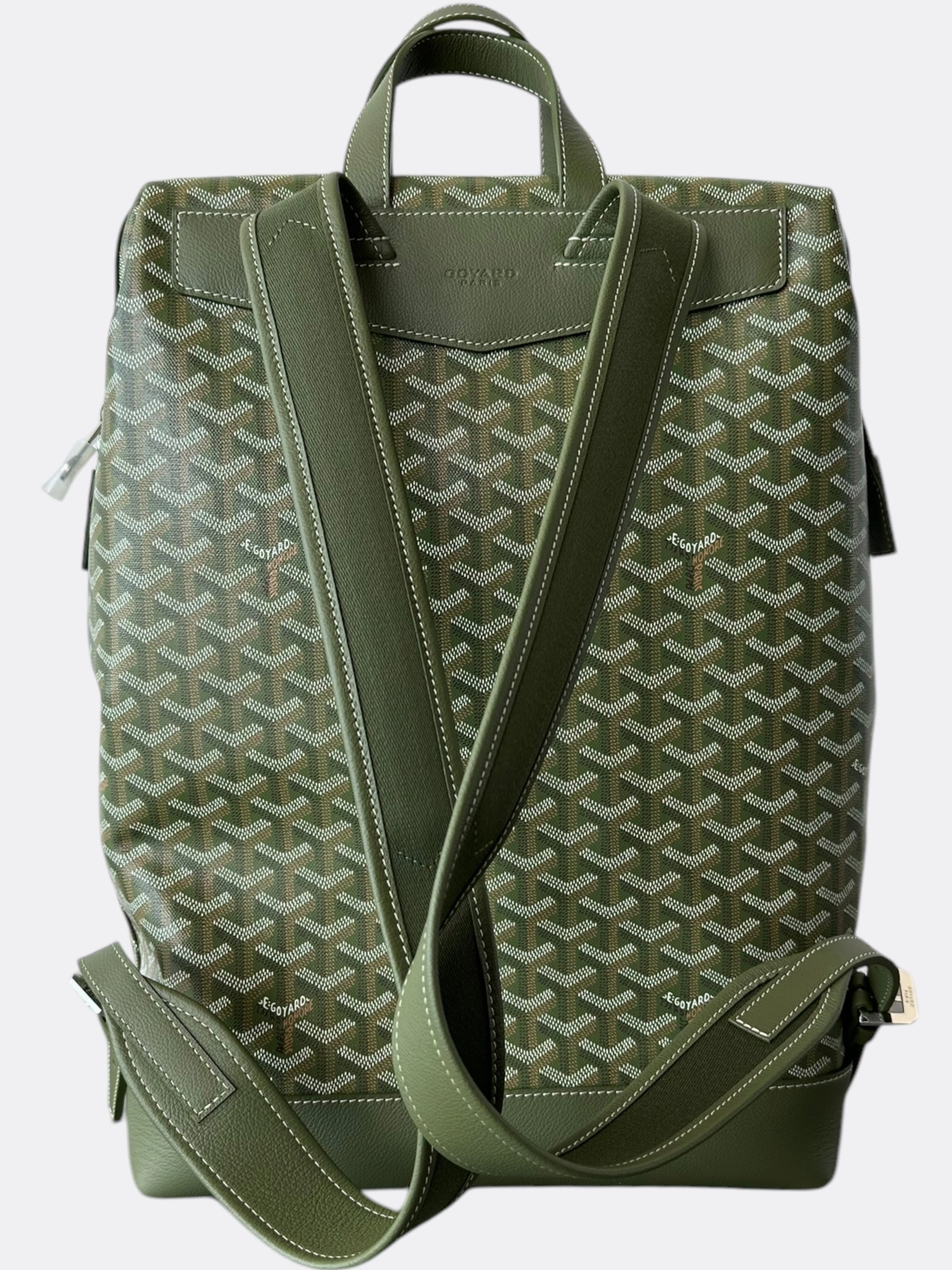 Goyard Khaki Cisalpin Backpack