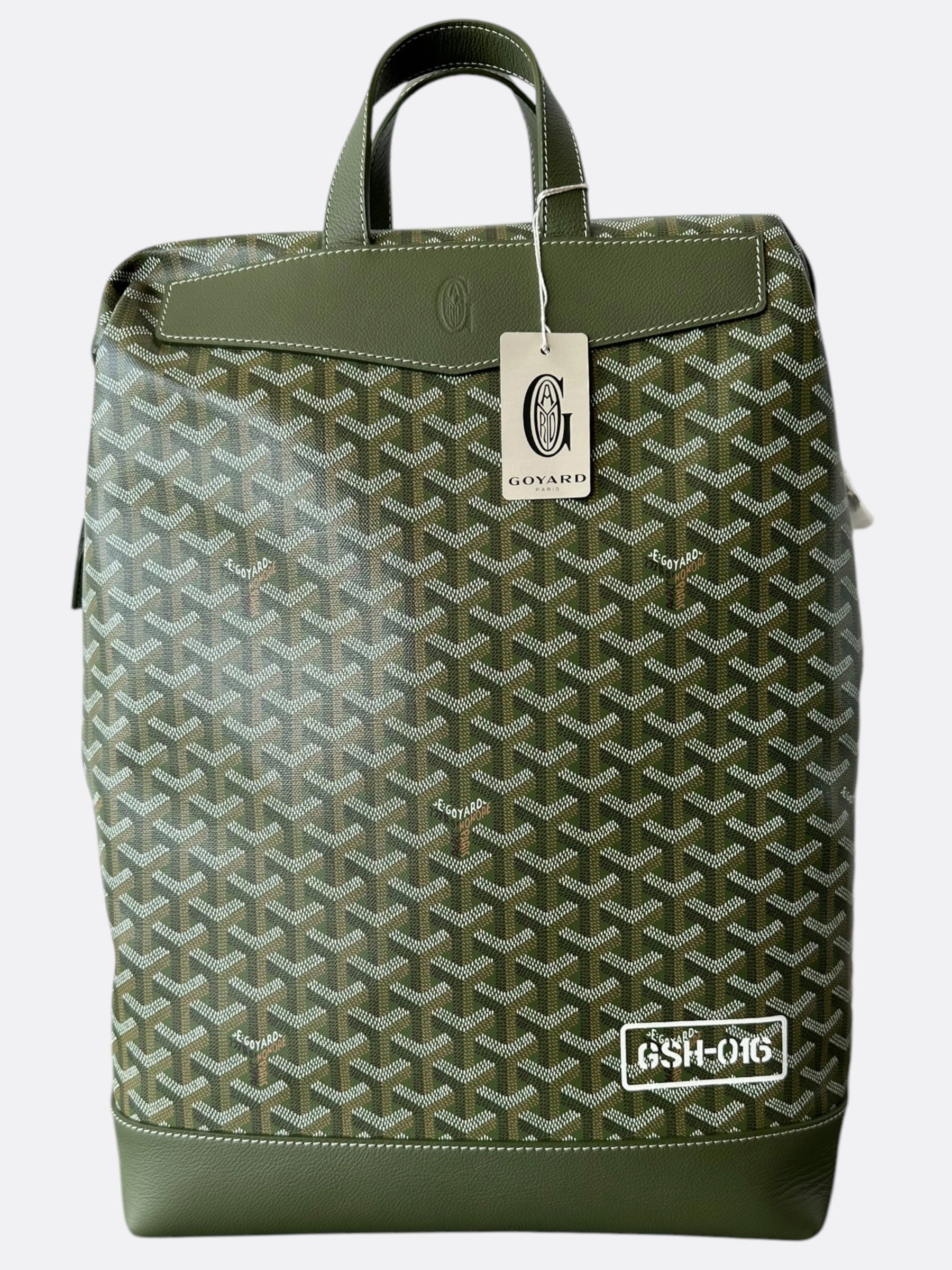 Goyard Khaki Cisalpin Backpack