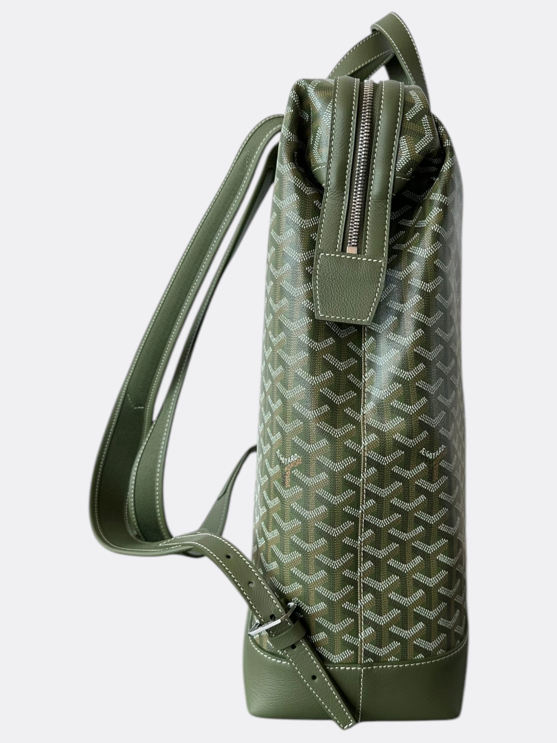 Goyard Khaki Cisalpin Backpack