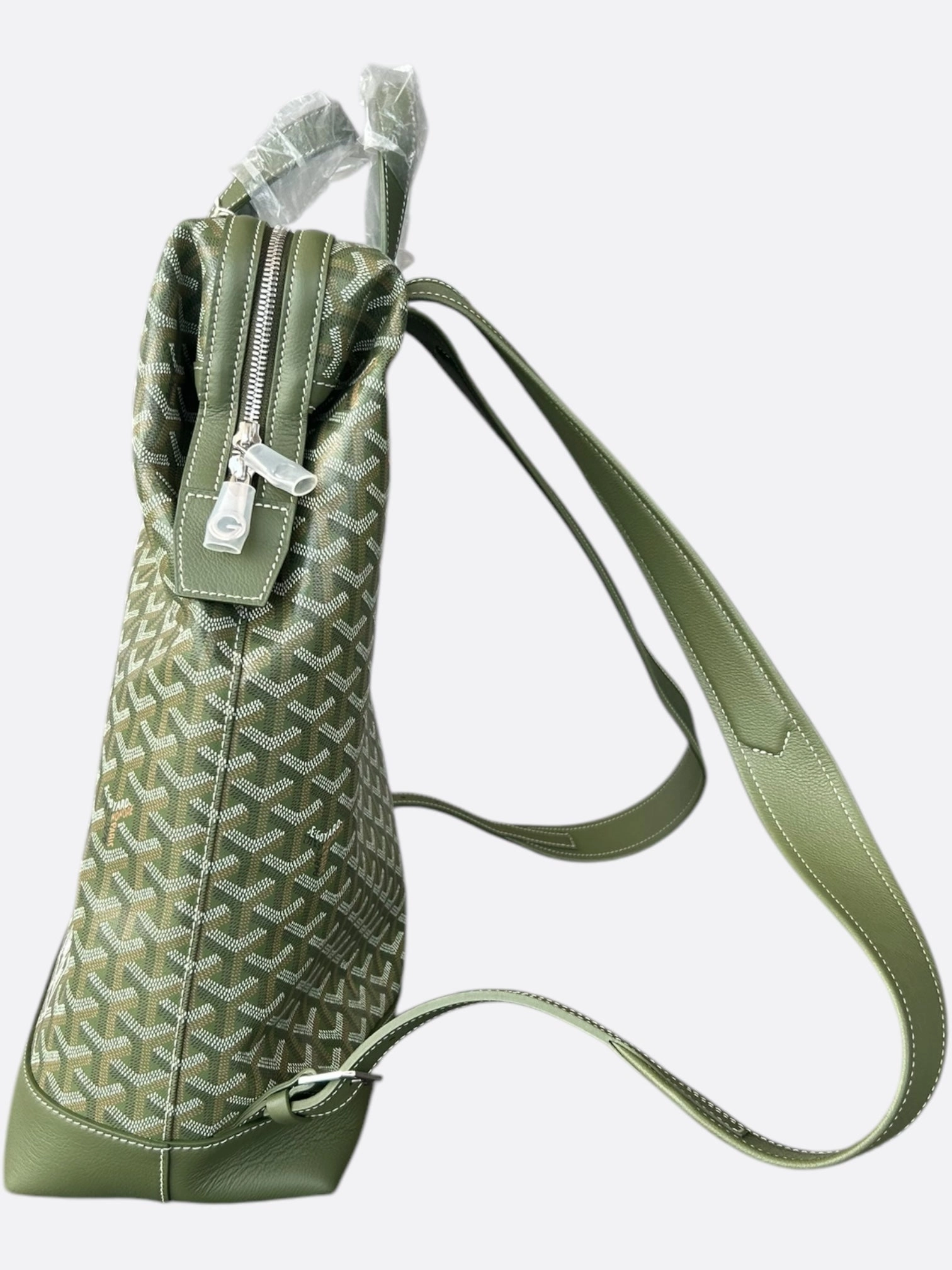 Goyard Khaki Cisalpin Backpack
