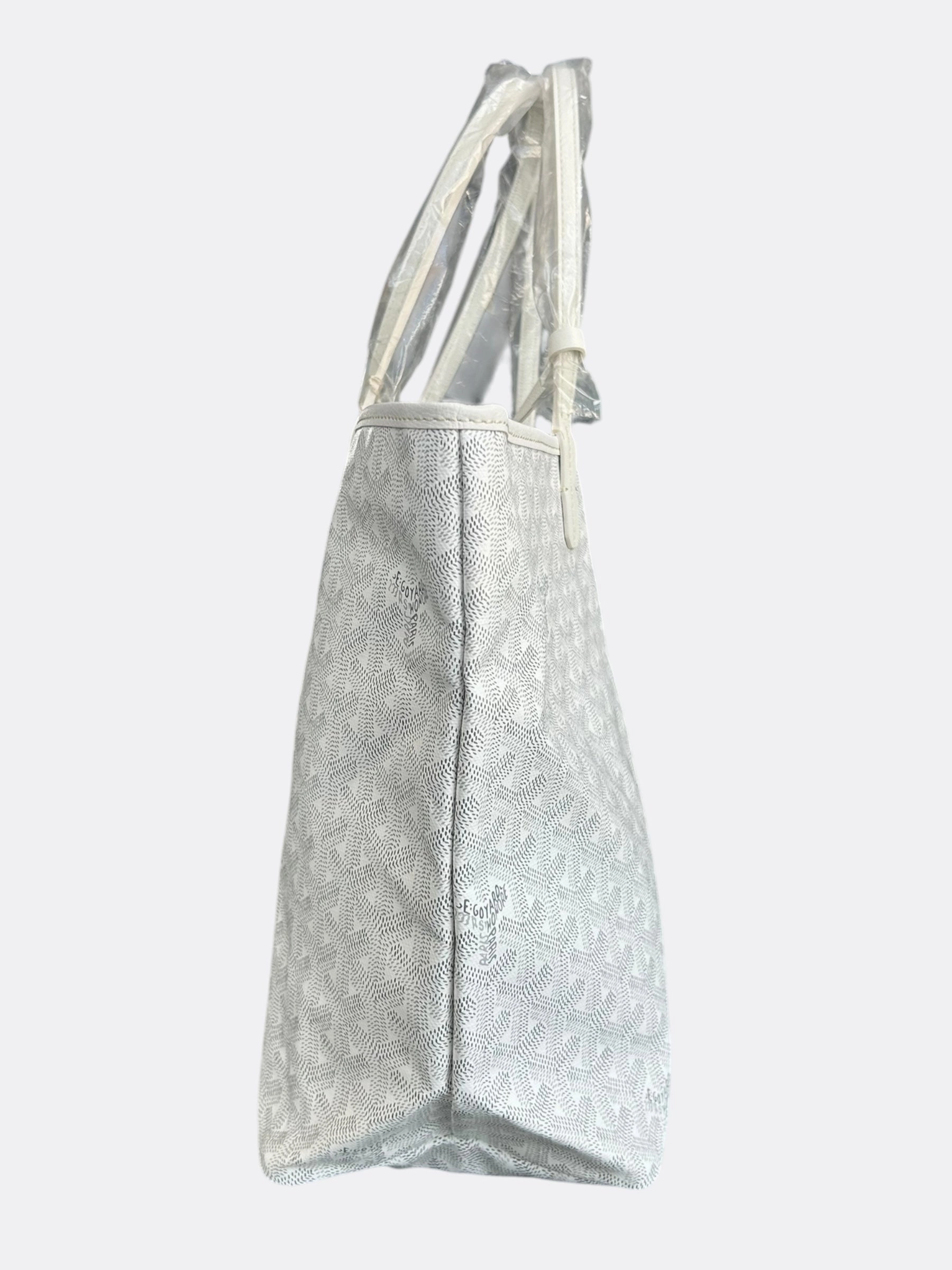 Goyard White St. Louis PM Tote Bag
