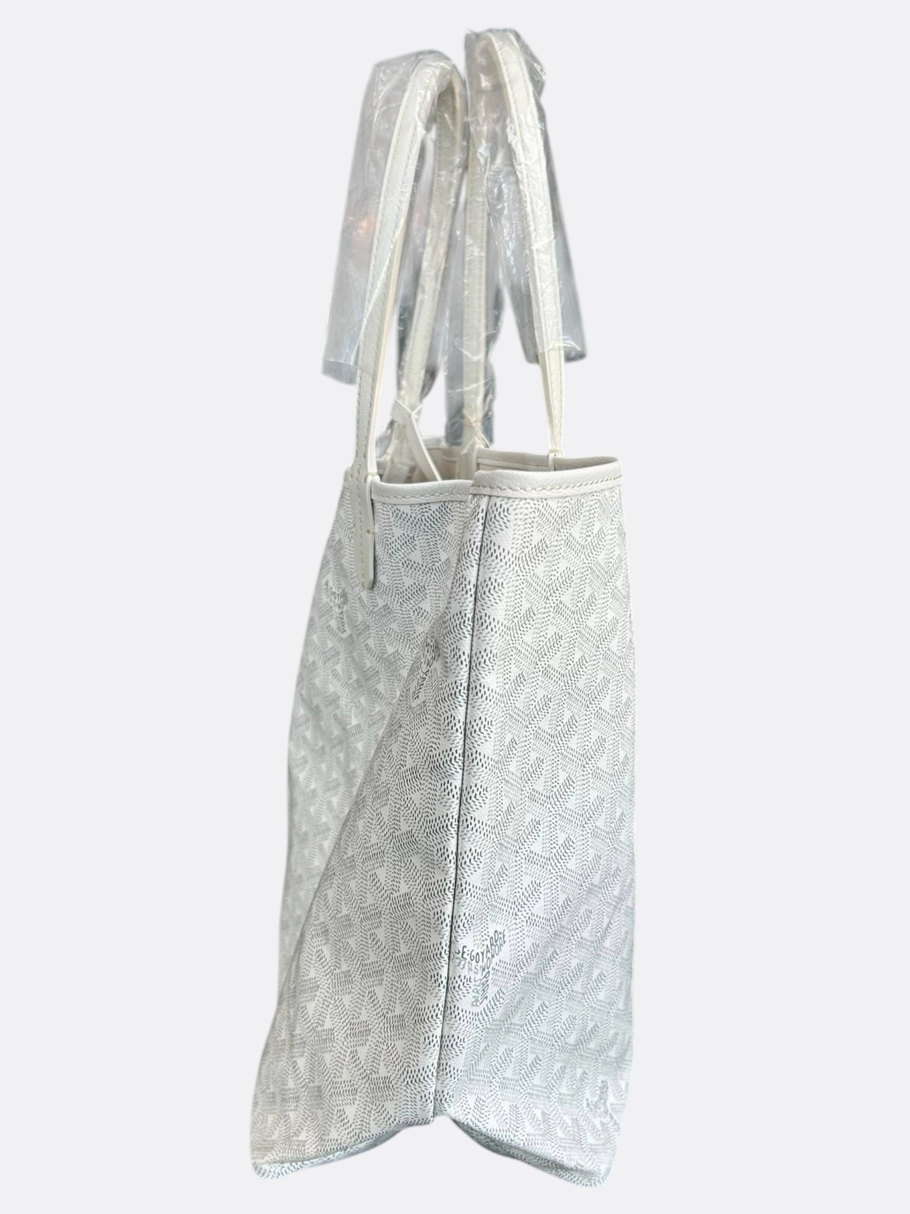 Goyard White St. Louis PM Tote Bag