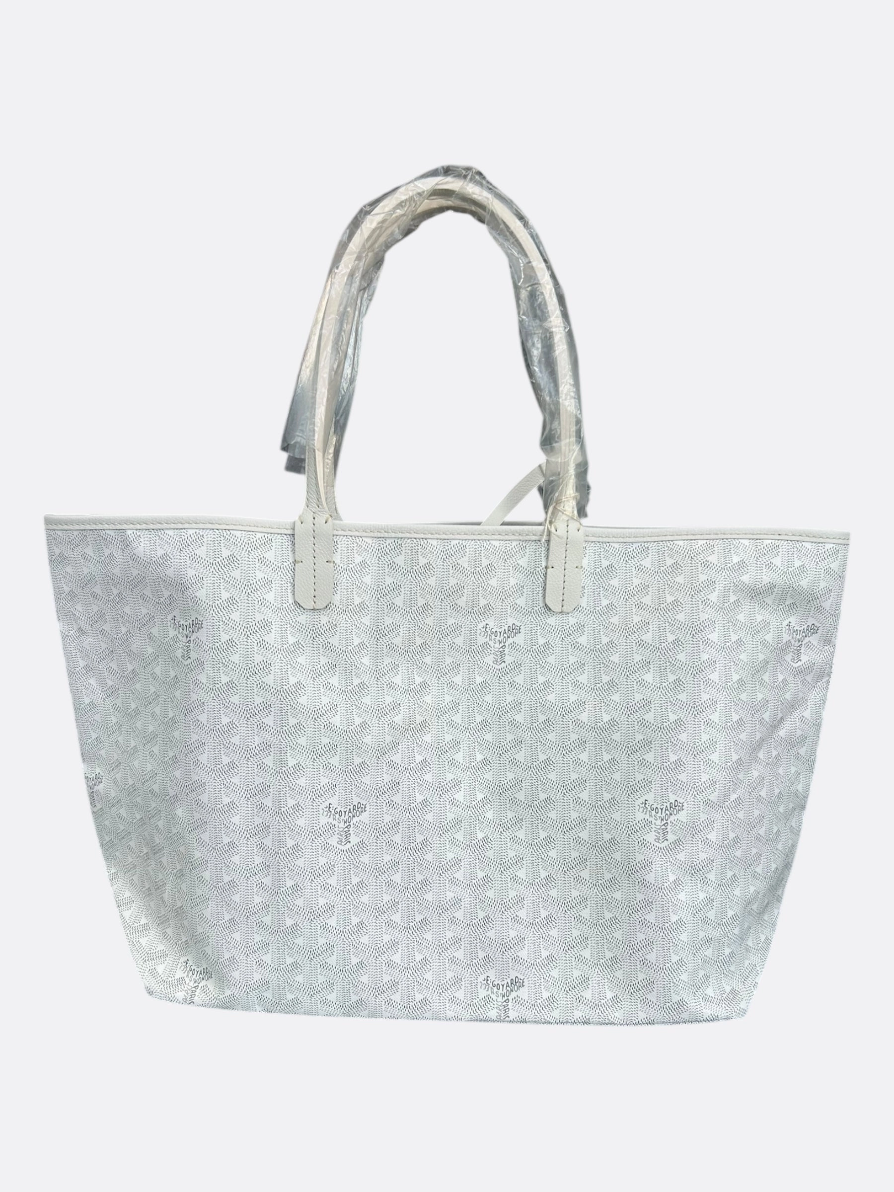 Goyard White St. Louis PM Tote Bag