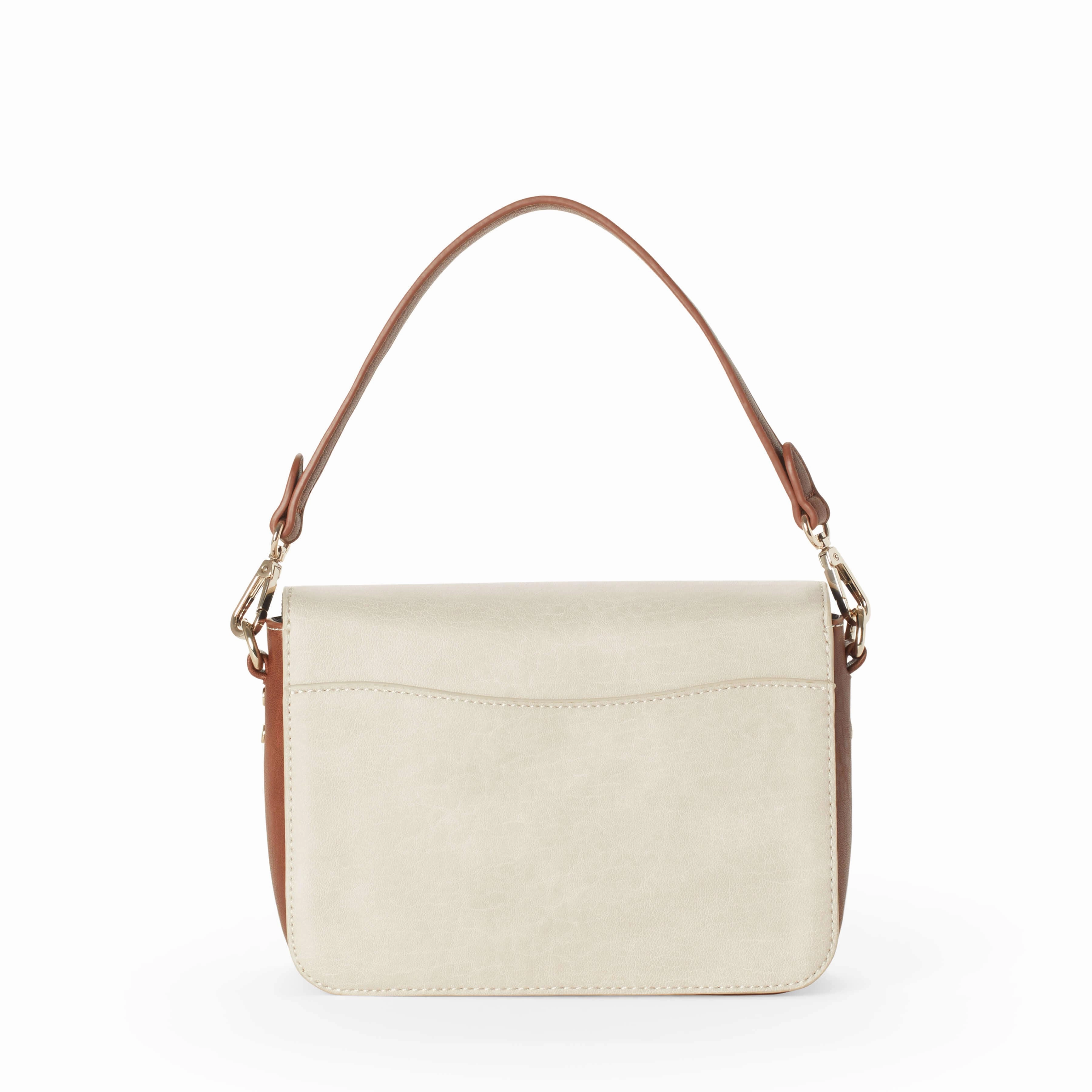 Gracie Classic Vegan Satchel | Latte