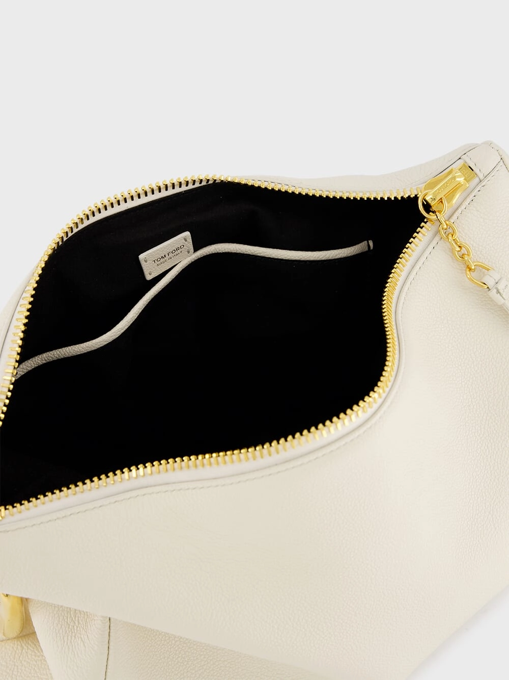 Grain Leather Carine Large White Hobo