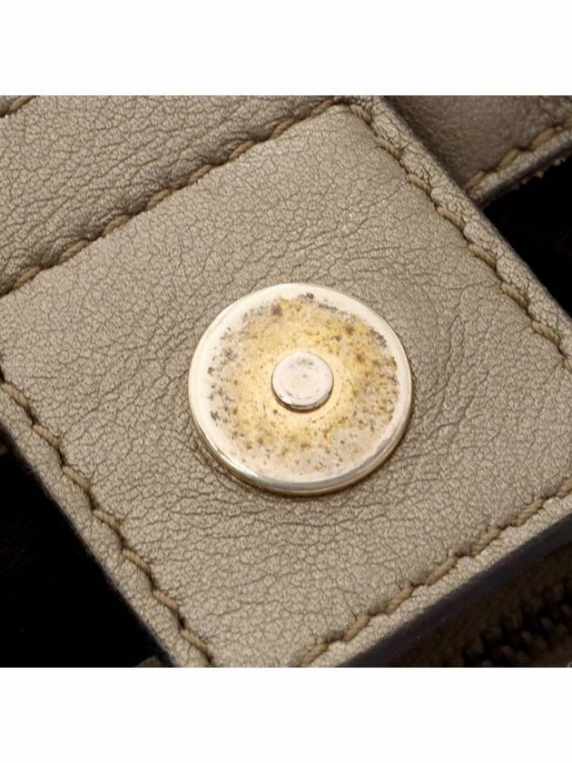 Gray GG logo jacquard leather gold Jackie shoulder bag 203546