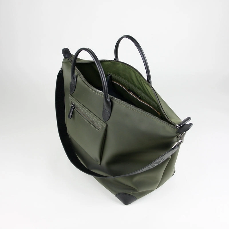 Gray Womens Nylon Shoulder Totes Gray Womens Nylon Shoulder Handbag Nylon Handbag Purse for Ladies