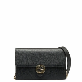 Gucci --  Leather Shoulder Bag ()