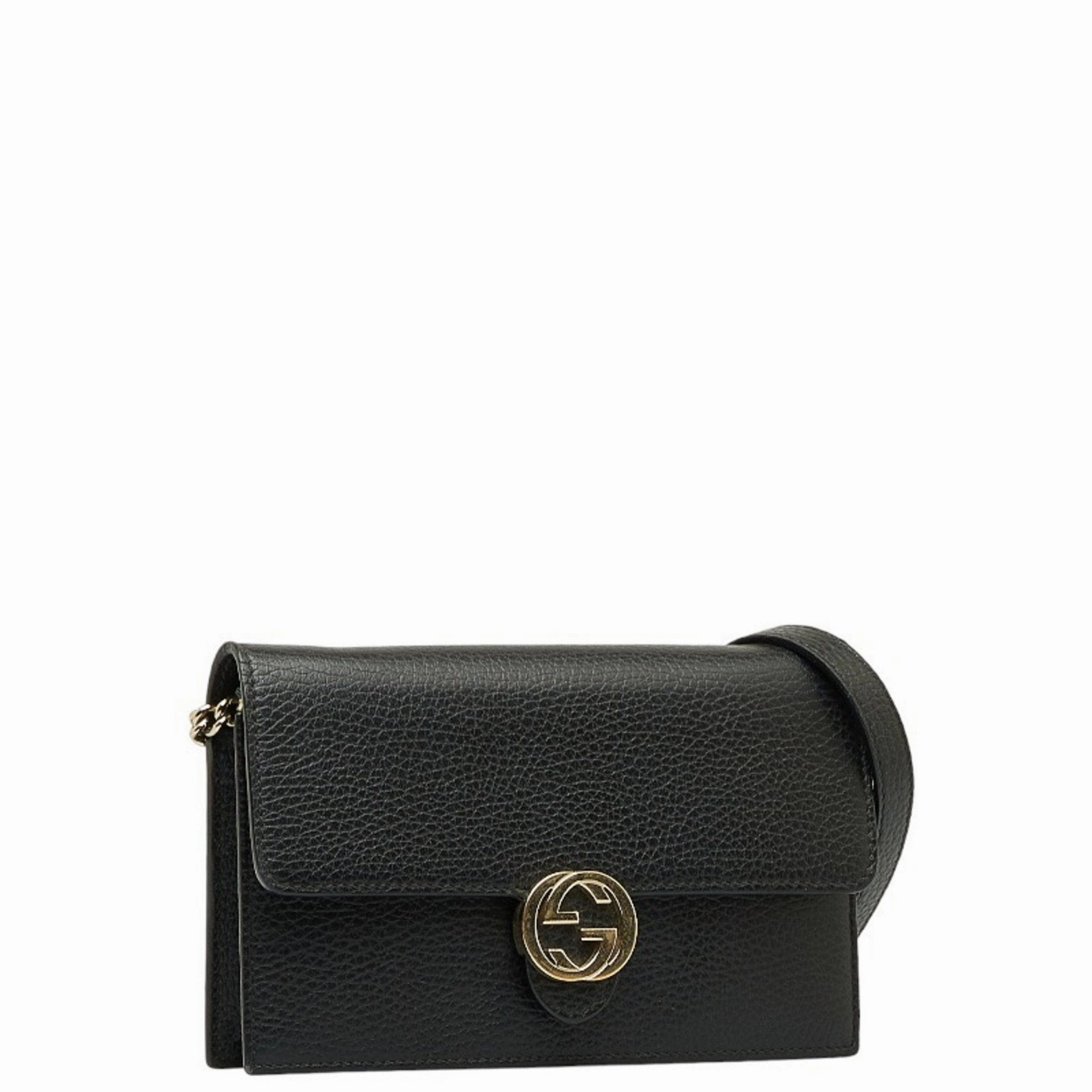 Gucci --  Leather Shoulder Bag ()