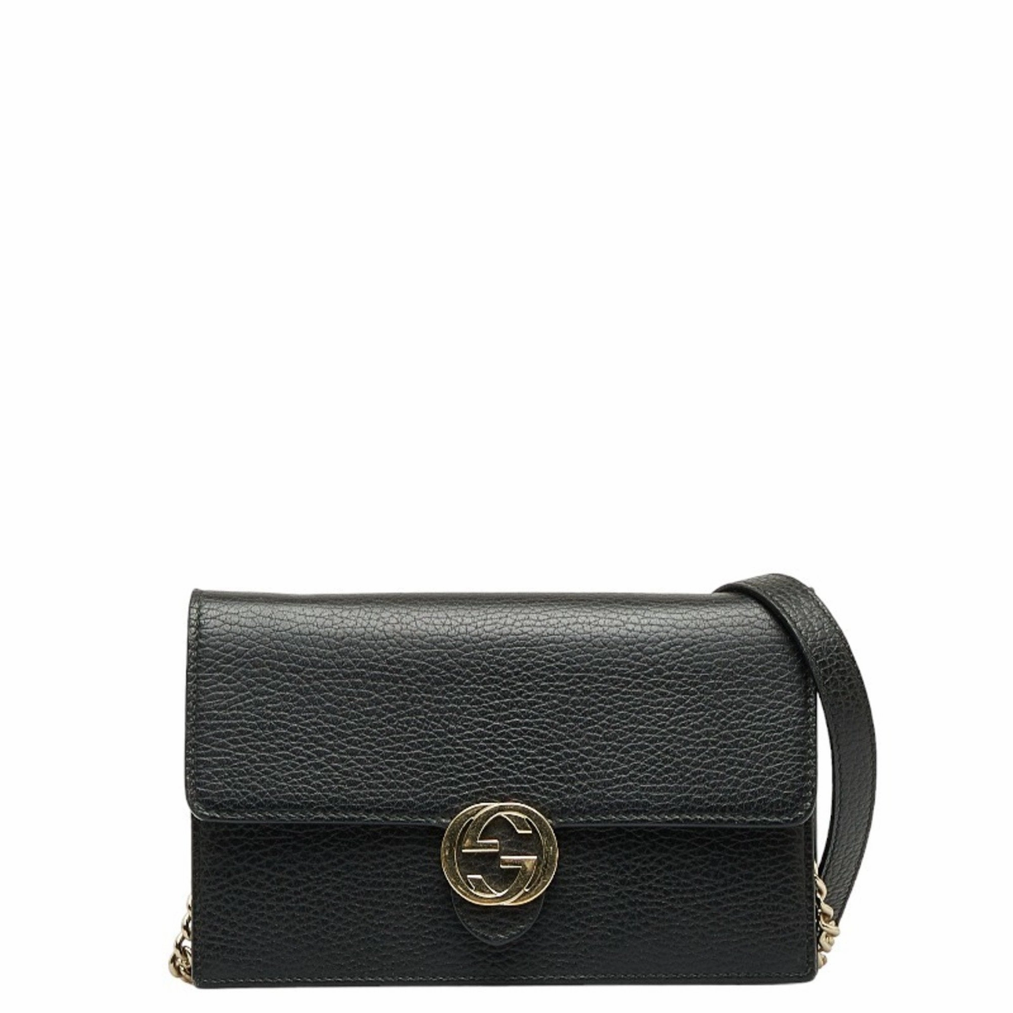 Gucci --  Leather Shoulder Bag ()