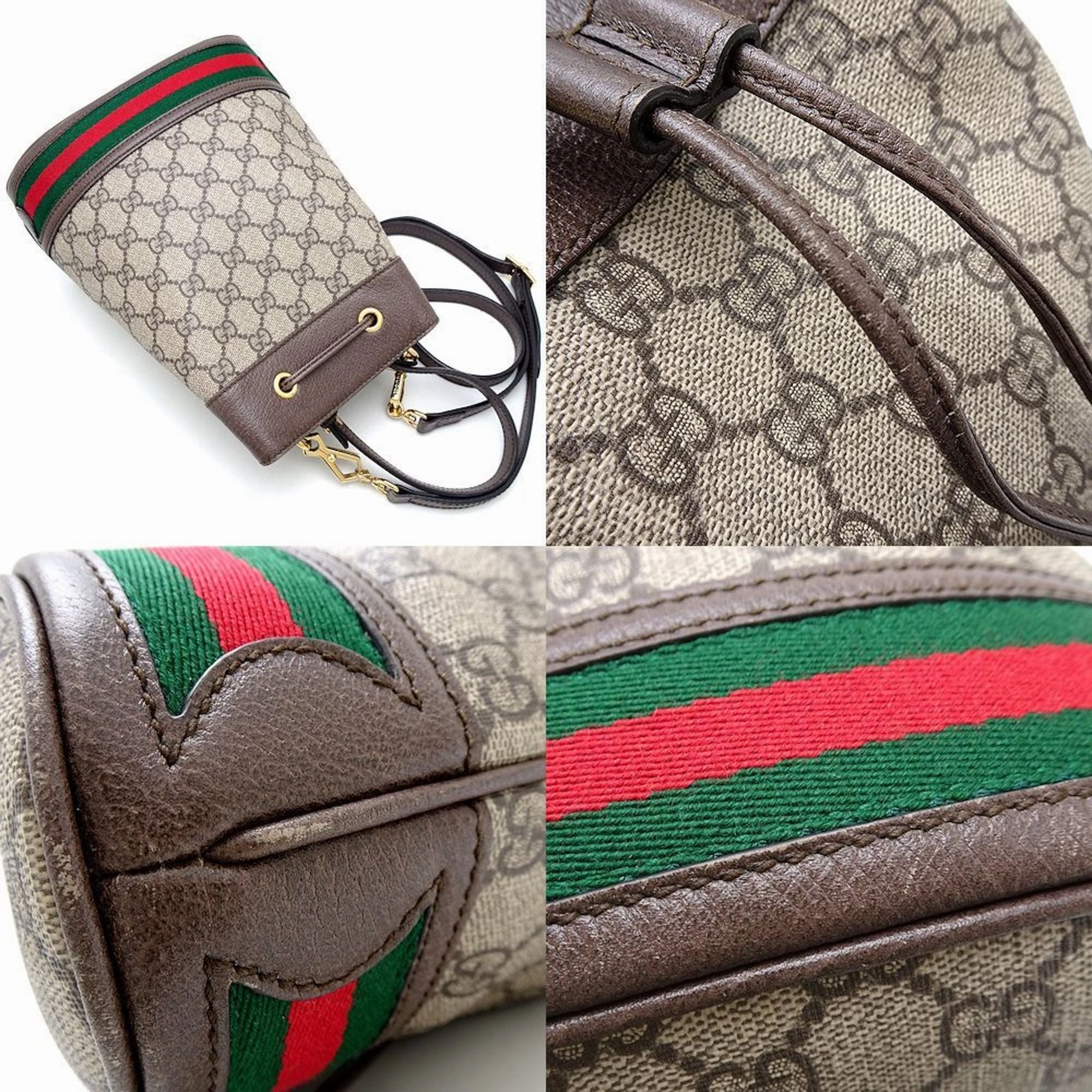 Gucci   Gg Supreme Leather Handbag Shoulder Bag (Pre-Owned)
