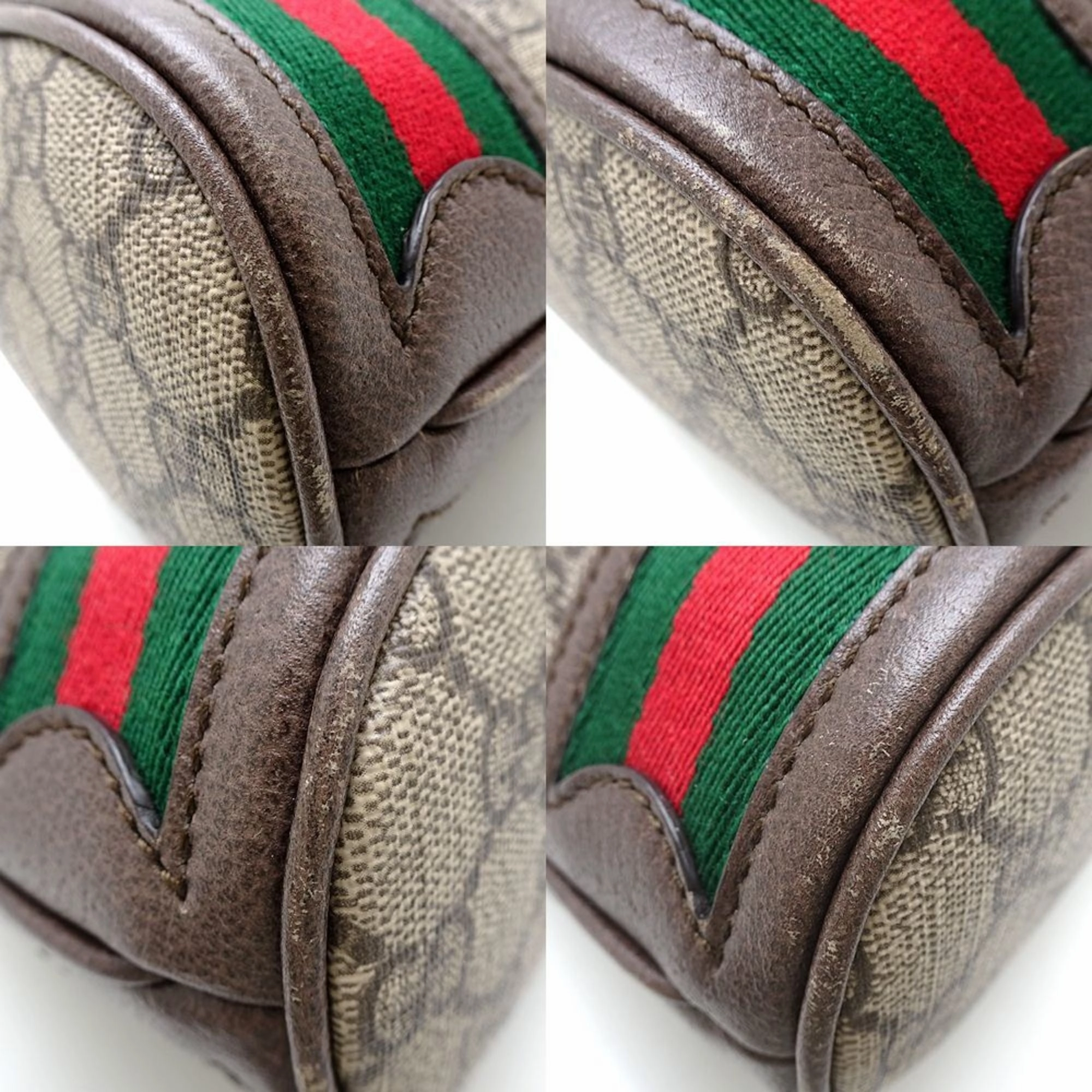 Gucci   Gg Supreme Leather Handbag Shoulder Bag (Pre-Owned)