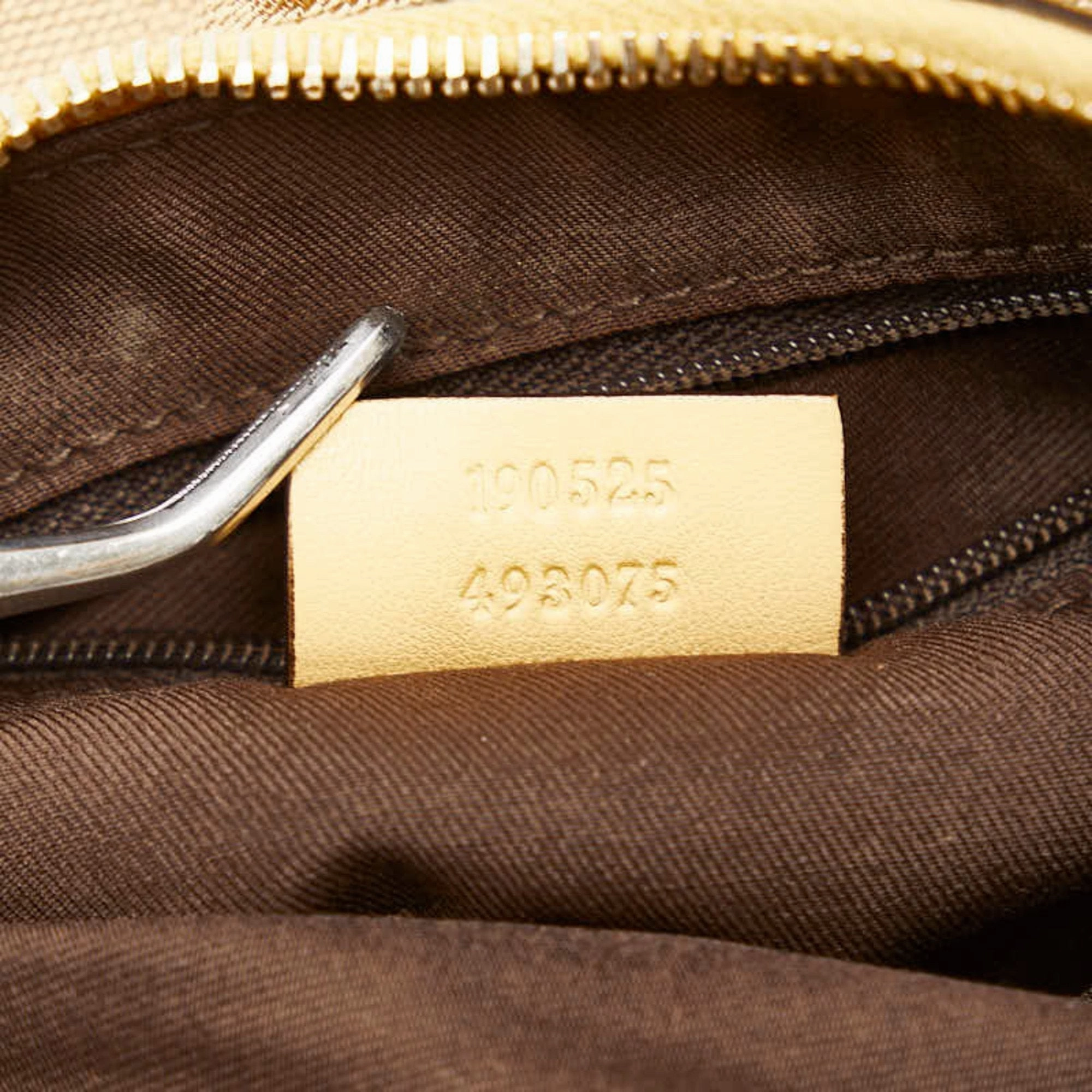 Gucci Abbey  Canvas Shoulder Bag ()
