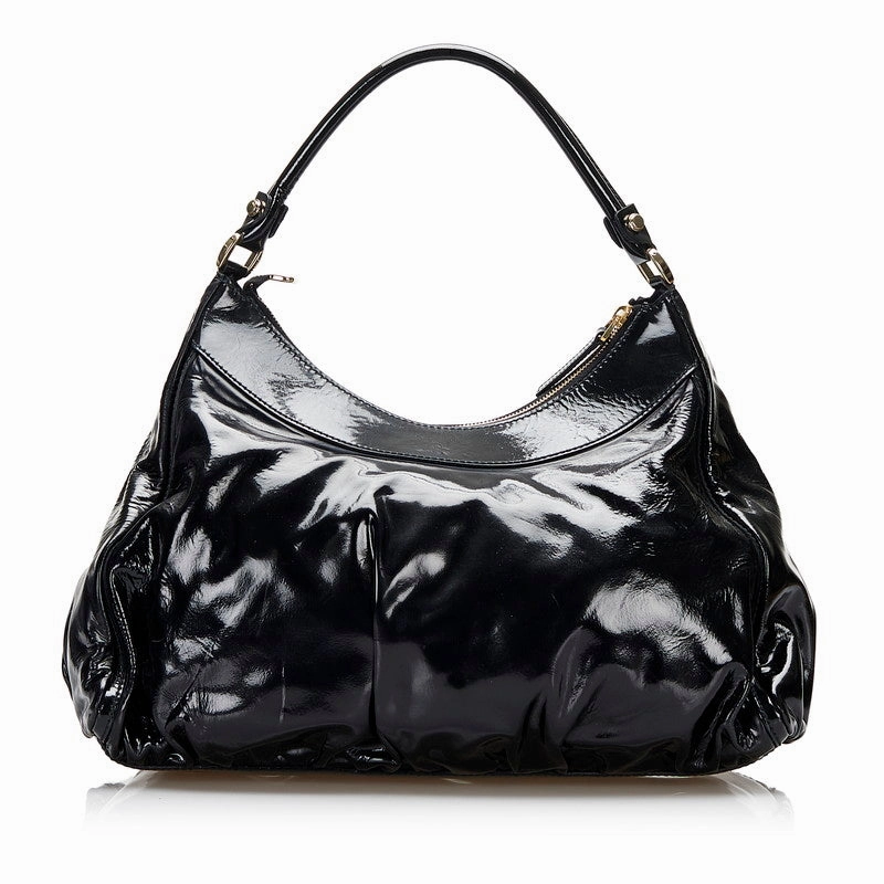Gucci Abby Patent Leather Shoulder Bag 189833