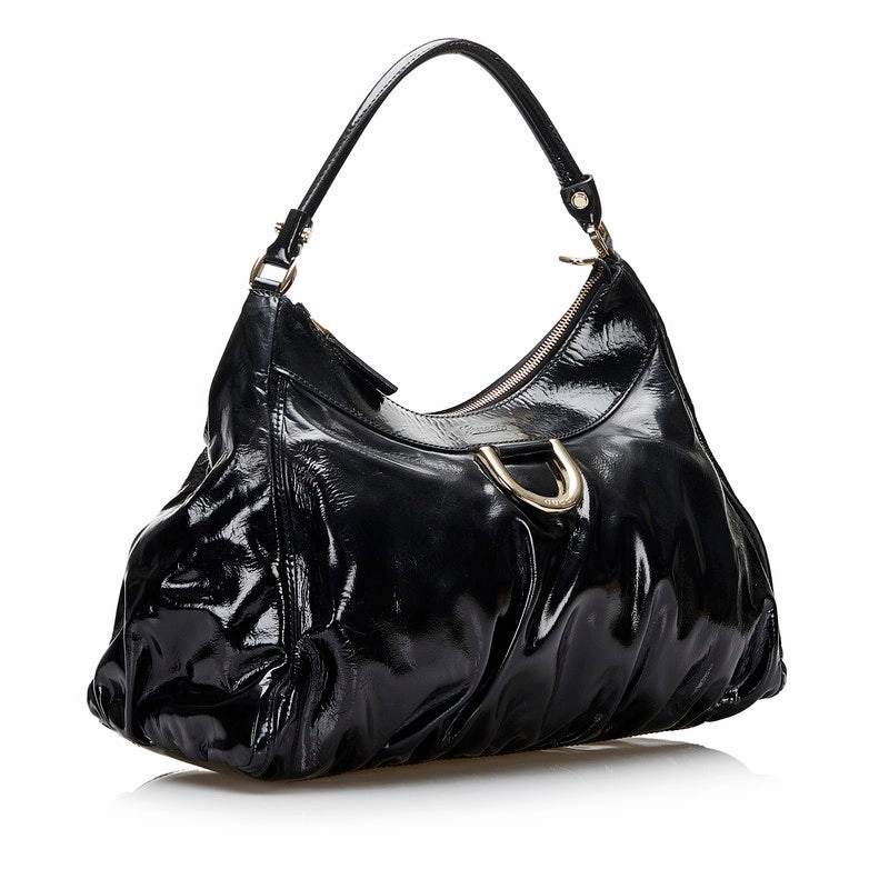 Gucci Abby Patent Leather Shoulder Bag 189833