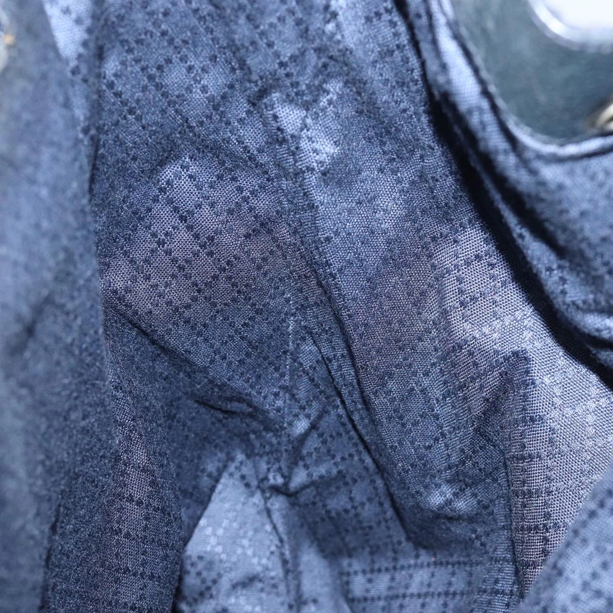 GUCCI Backpack Nylon Leather Navy 019 2058 0173 5  75835