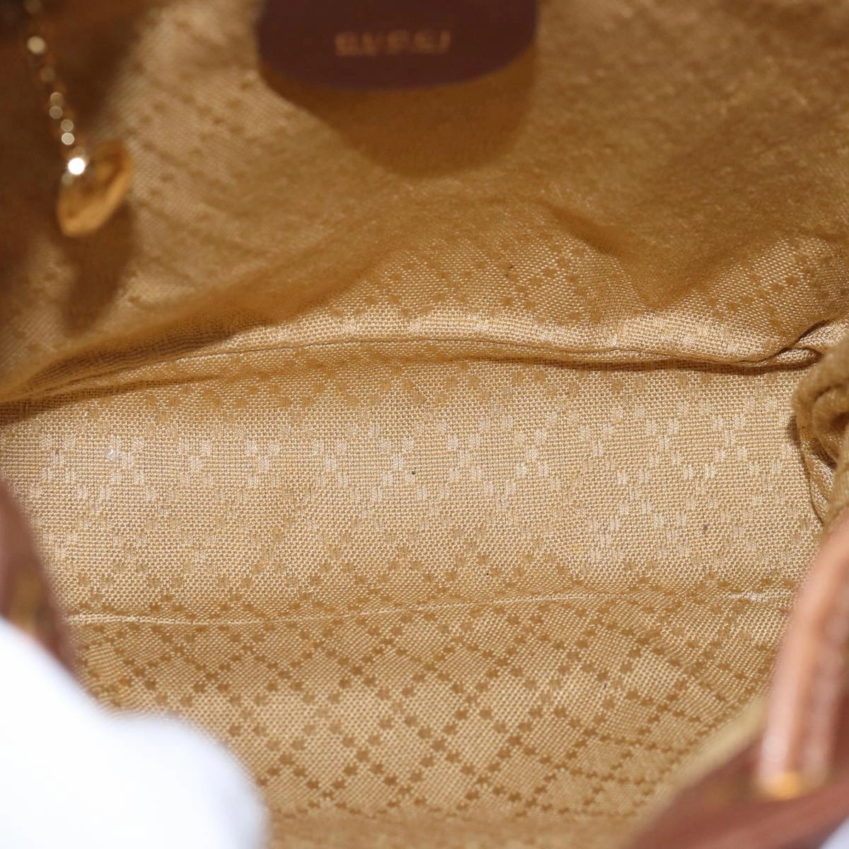 GUCCI Bamboo Backpack Leather Brown 003 3444 0030  ep4526