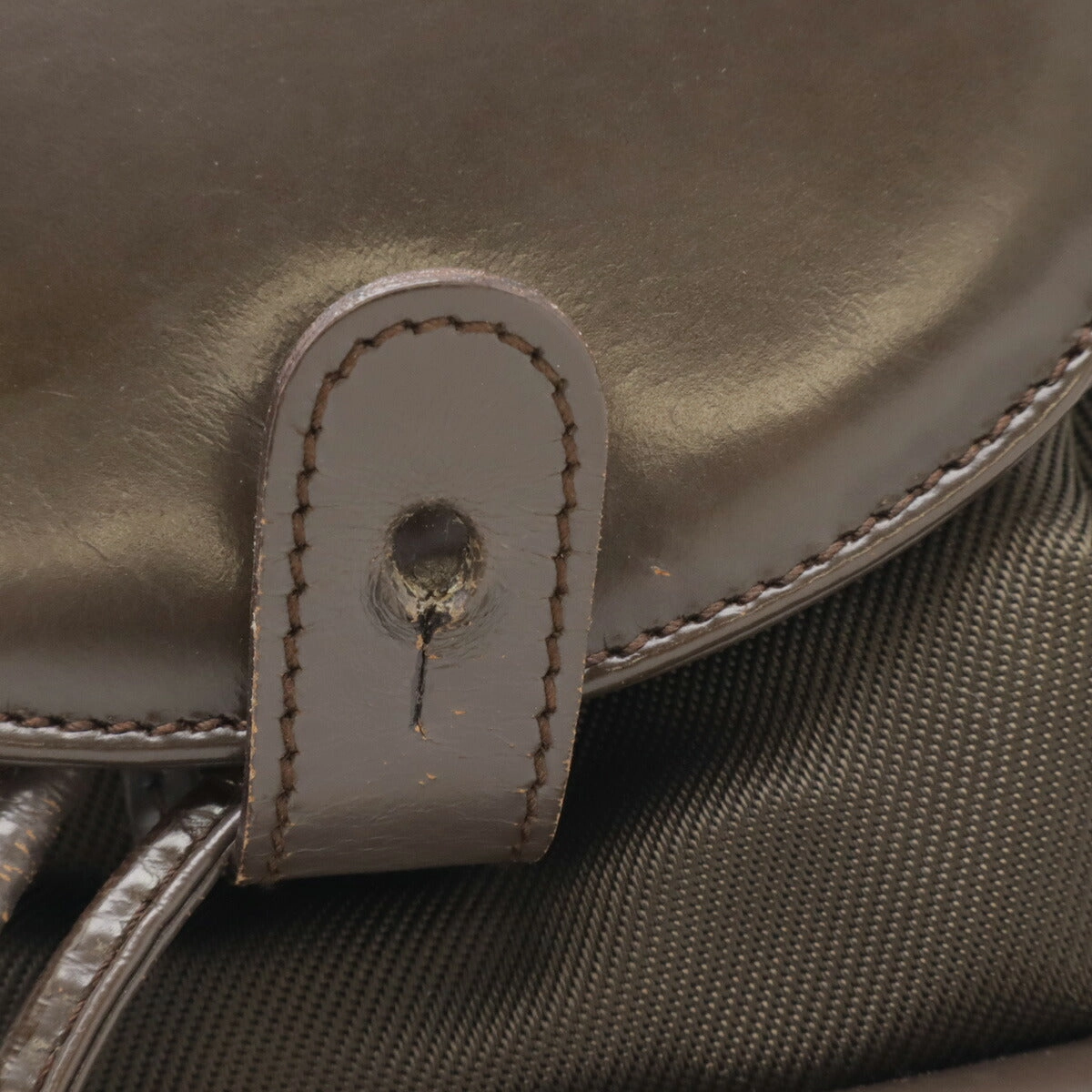 Gucci Bamboo Mini Backpack Nylon Canvas Leather