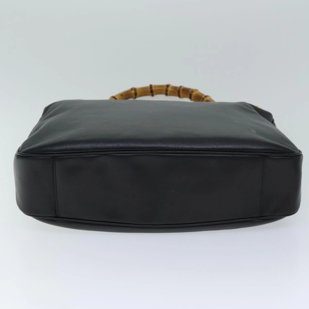 GUCCI Bamboo Shoulder Bag Leather 2way Black 001 1781 1577  ep4378