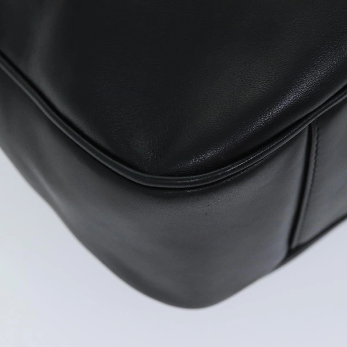 GUCCI Bamboo Shoulder Bag Leather 2way Black 001 1781 1577  ep4378