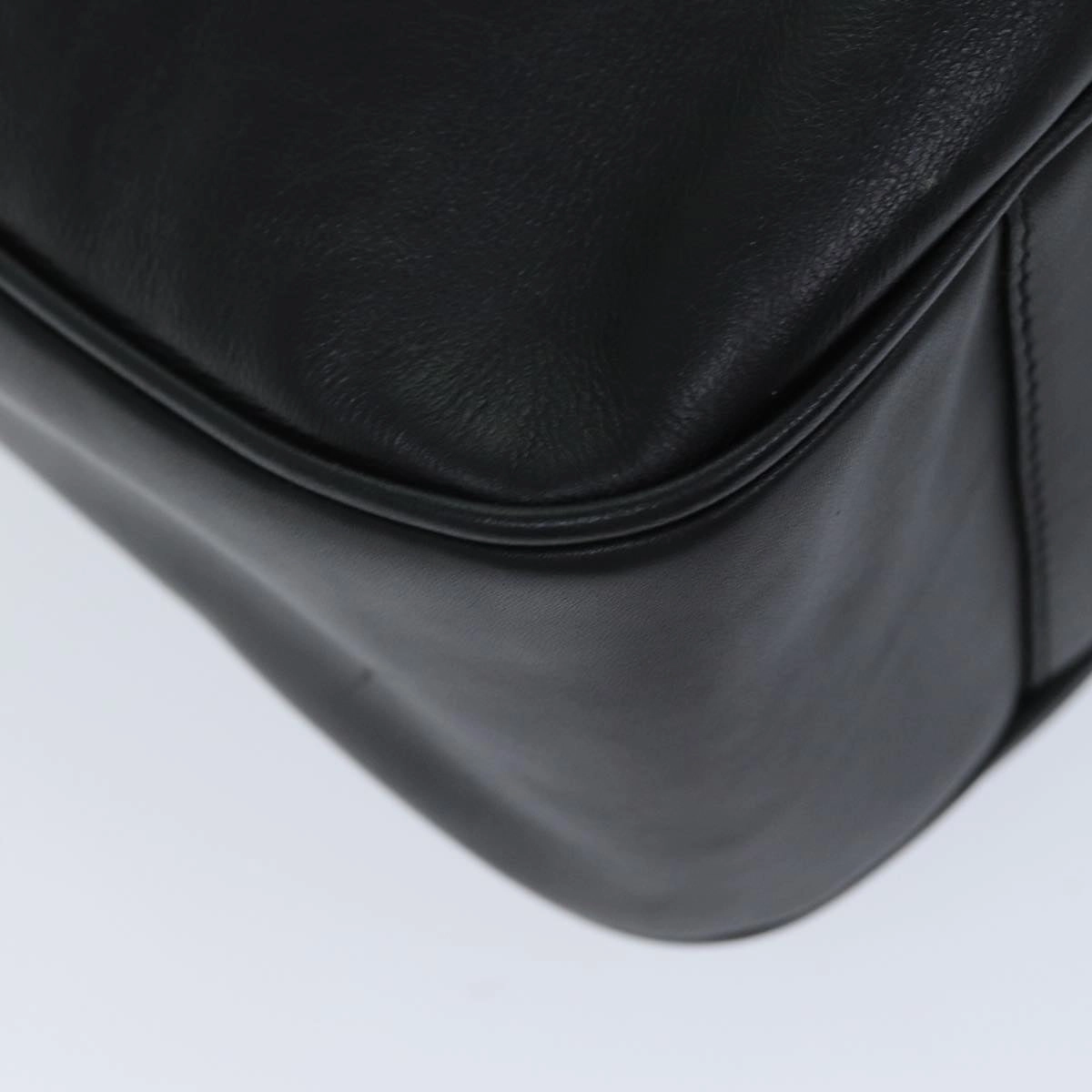 GUCCI Bamboo Shoulder Bag Leather 2way Black 001 1781 1577  ep4378