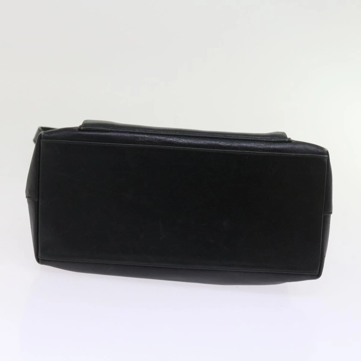 GUCCI Bamboo Shoulder Bag Leather 2way Black  54020
