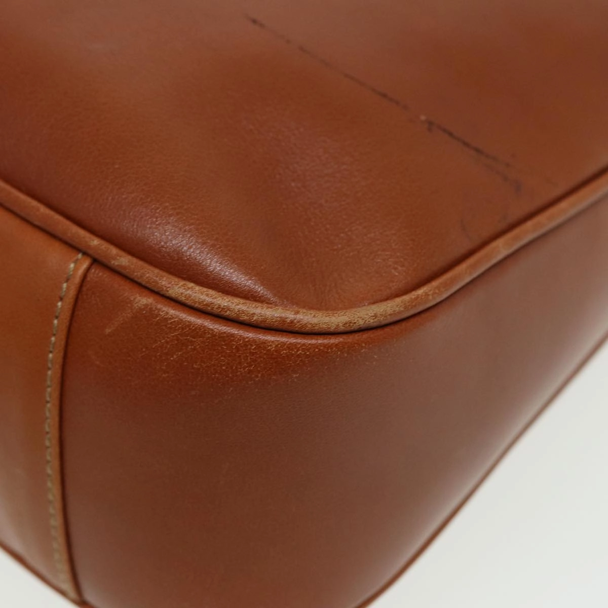 GUCCI Bamboo Shoulder Bag Leather 2way Brown 001 0166 1638  80845
