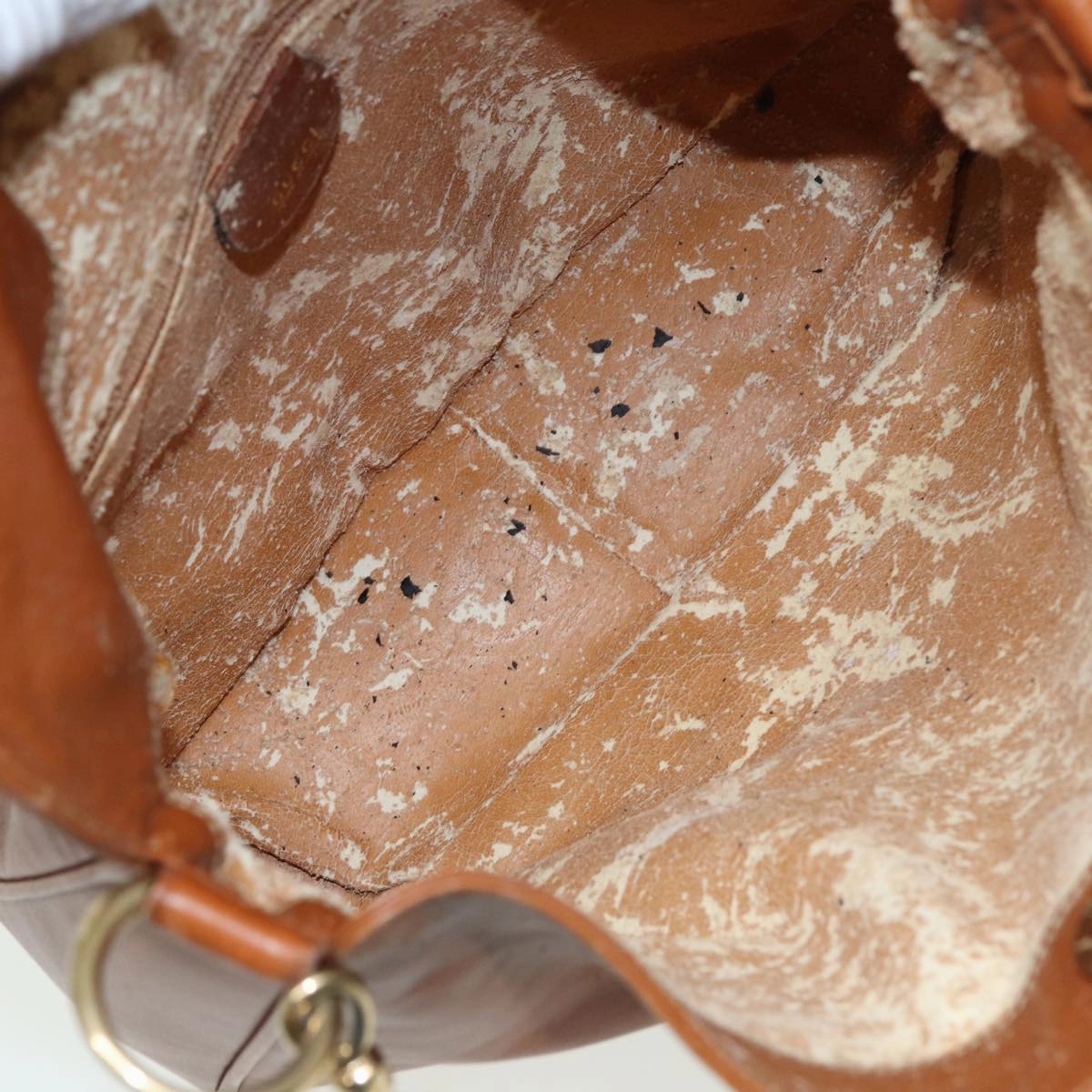 GUCCI Bamboo Shoulder Bag Leather 2way Brown 001 0166 1638  80845