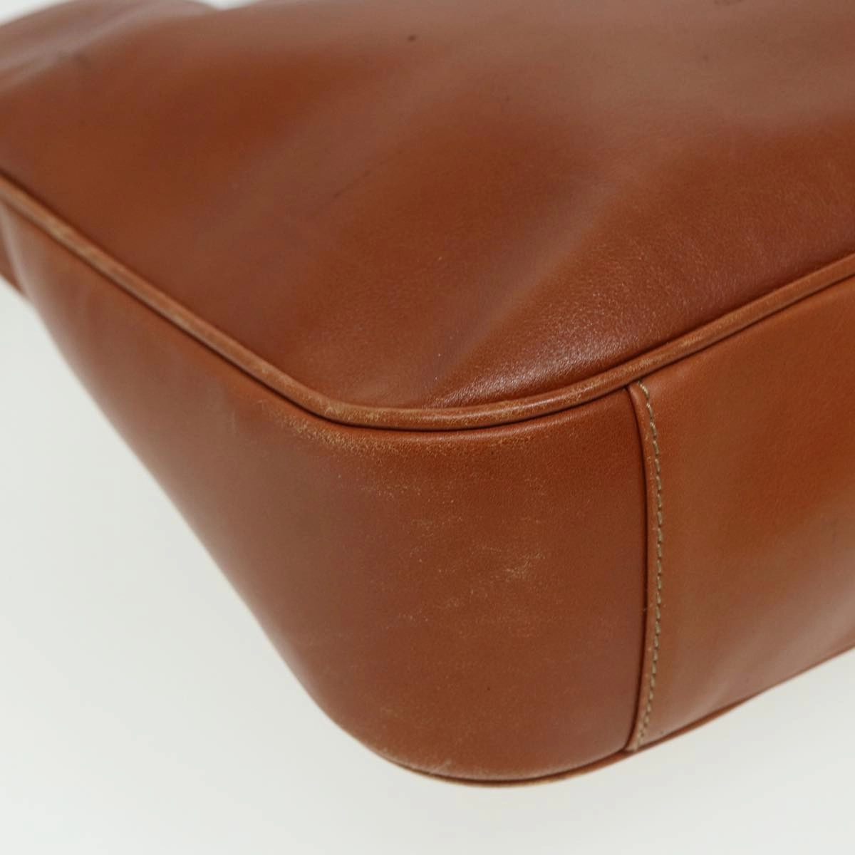 GUCCI Bamboo Shoulder Bag Leather 2way Brown 001 0166 1638  80845