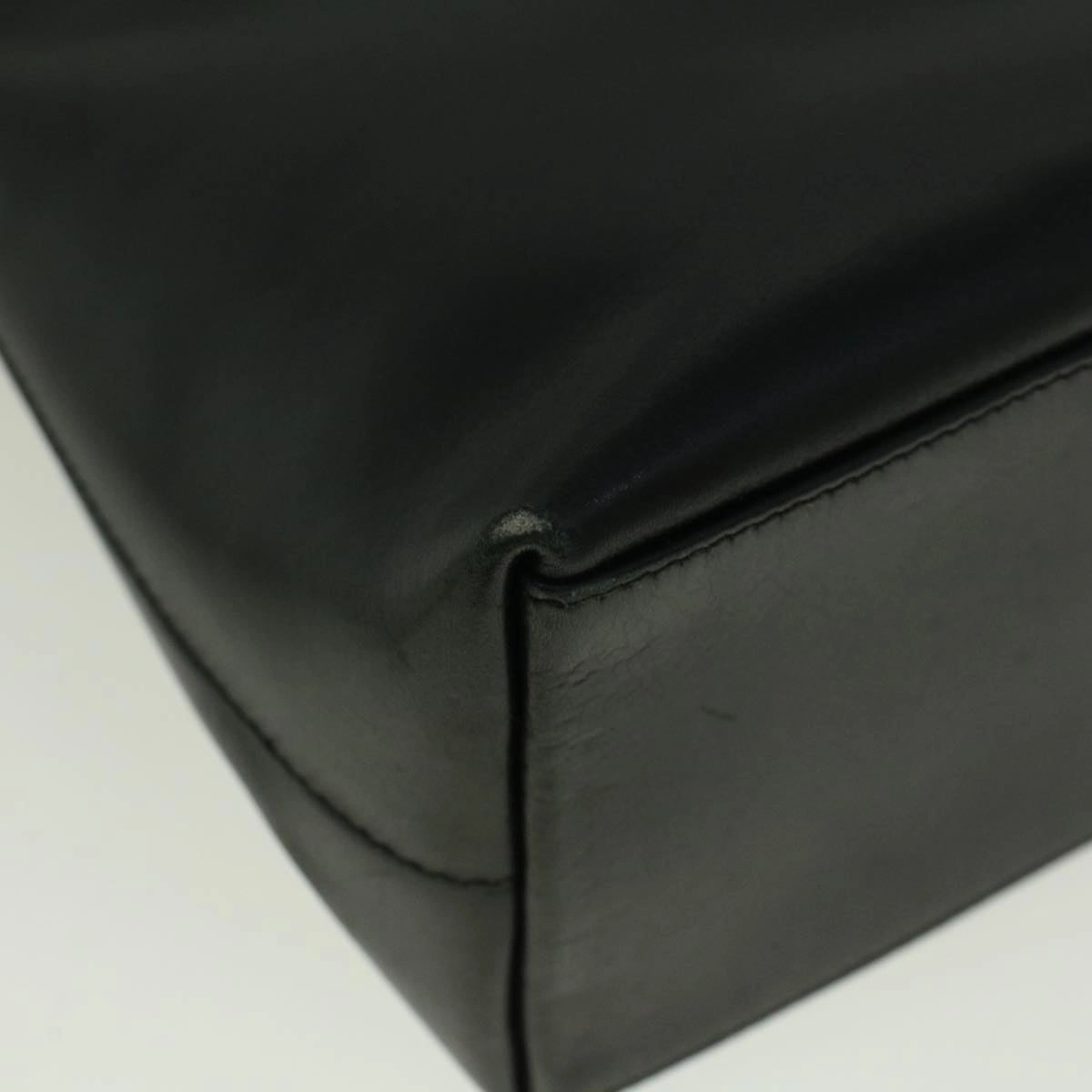 GUCCI Bamboo Shoulder Bag Leather Black 001 3007 3754  ep2141