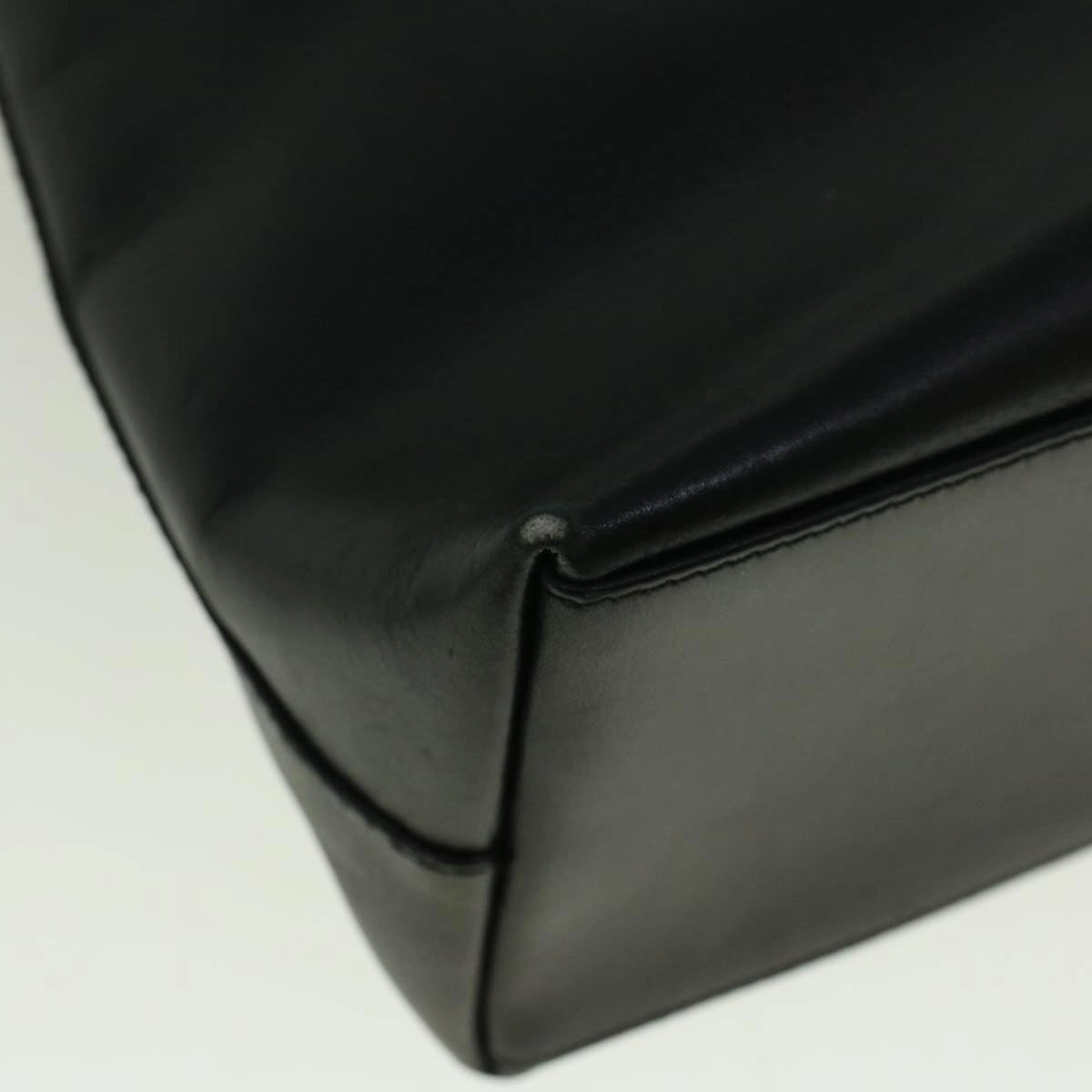 GUCCI Bamboo Shoulder Bag Leather Black 001 3007 3754  ep2141