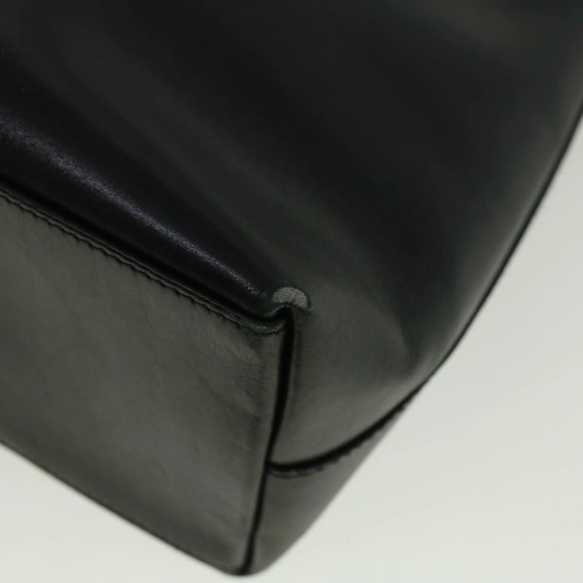 GUCCI Bamboo Shoulder Bag Leather Black 001 3007 3754  ep2141