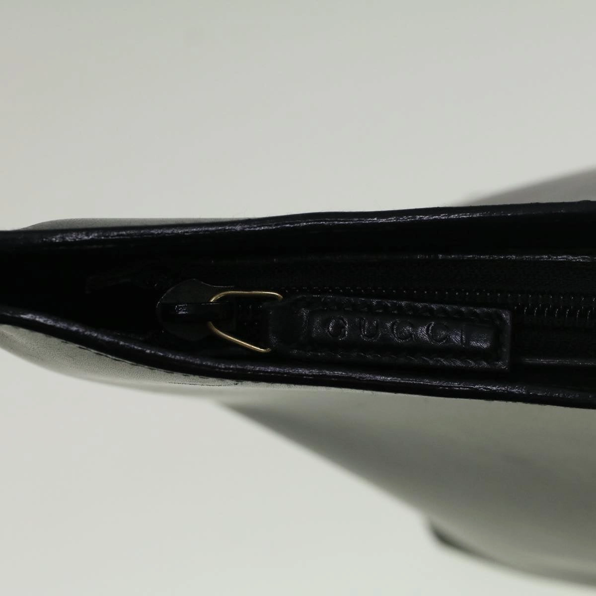GUCCI Bamboo Shoulder Bag Leather Black 001 3007 3754  ep2141