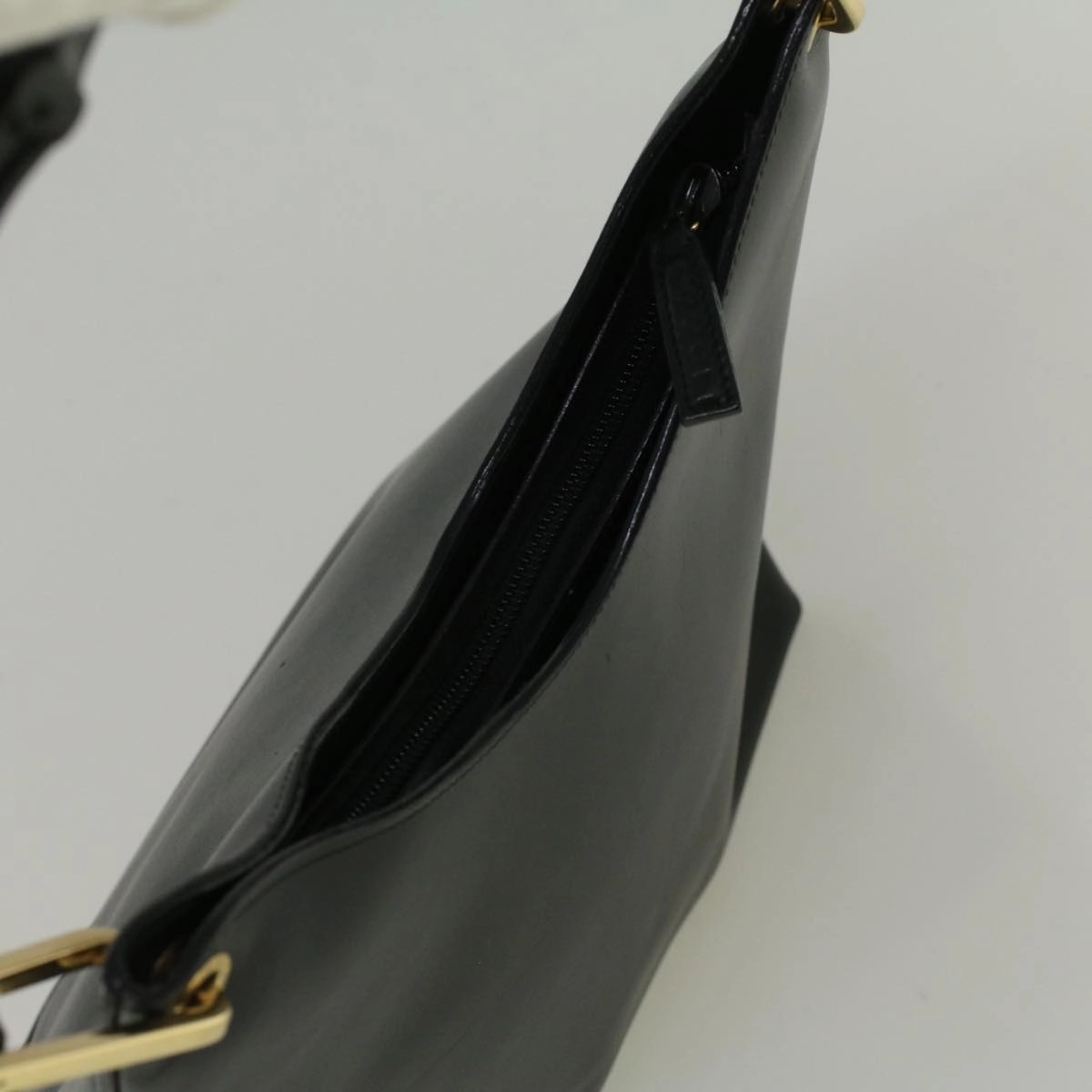 GUCCI Bamboo Shoulder Bag Leather Black 001 3007 3754  ep2141