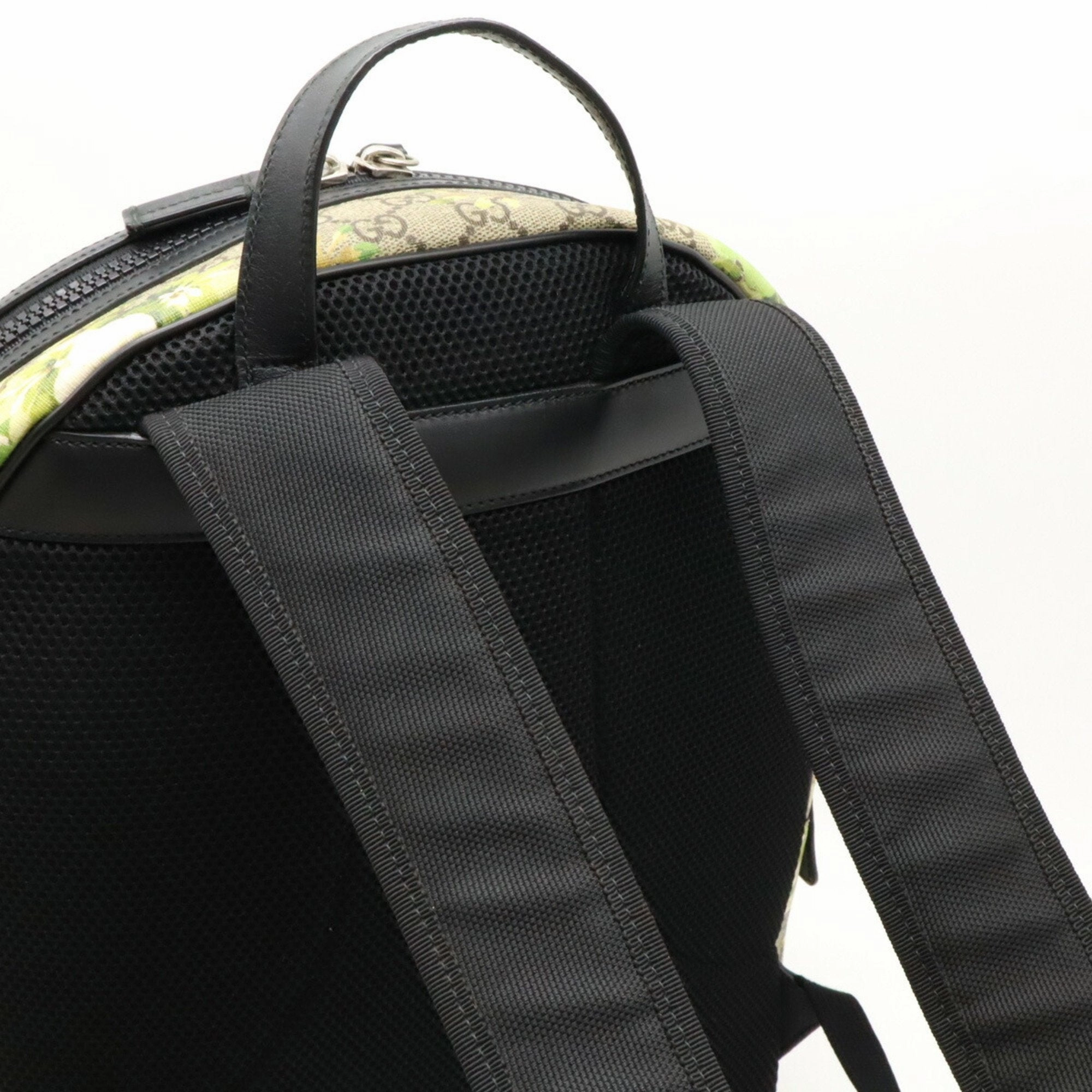 Gucci Beige Black Multi-Color Pvc Leather Backpack ()