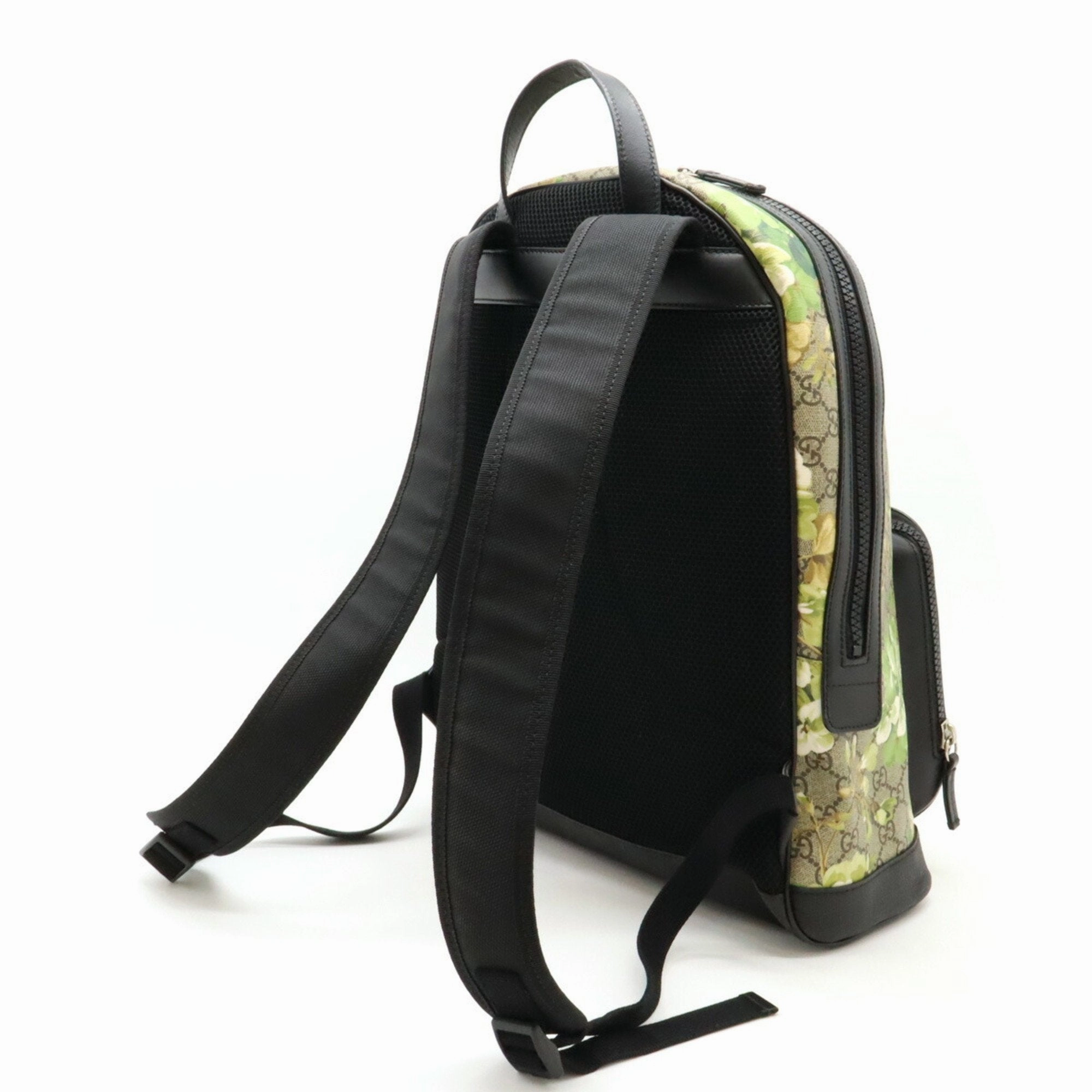 Gucci Beige Black Multi-Color Pvc Leather Backpack ()