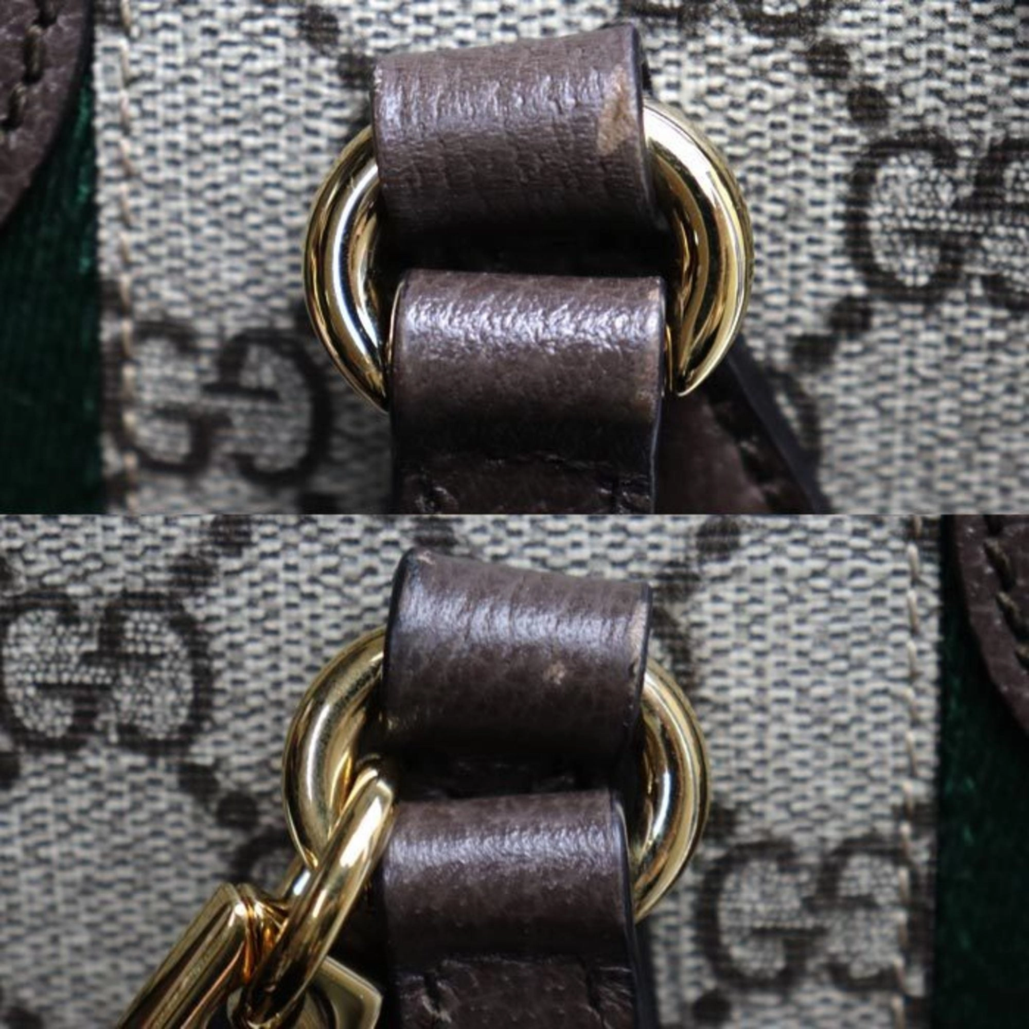 Gucci Beige Brown Gg Supreme Shoulder Bag Tote Bag ()