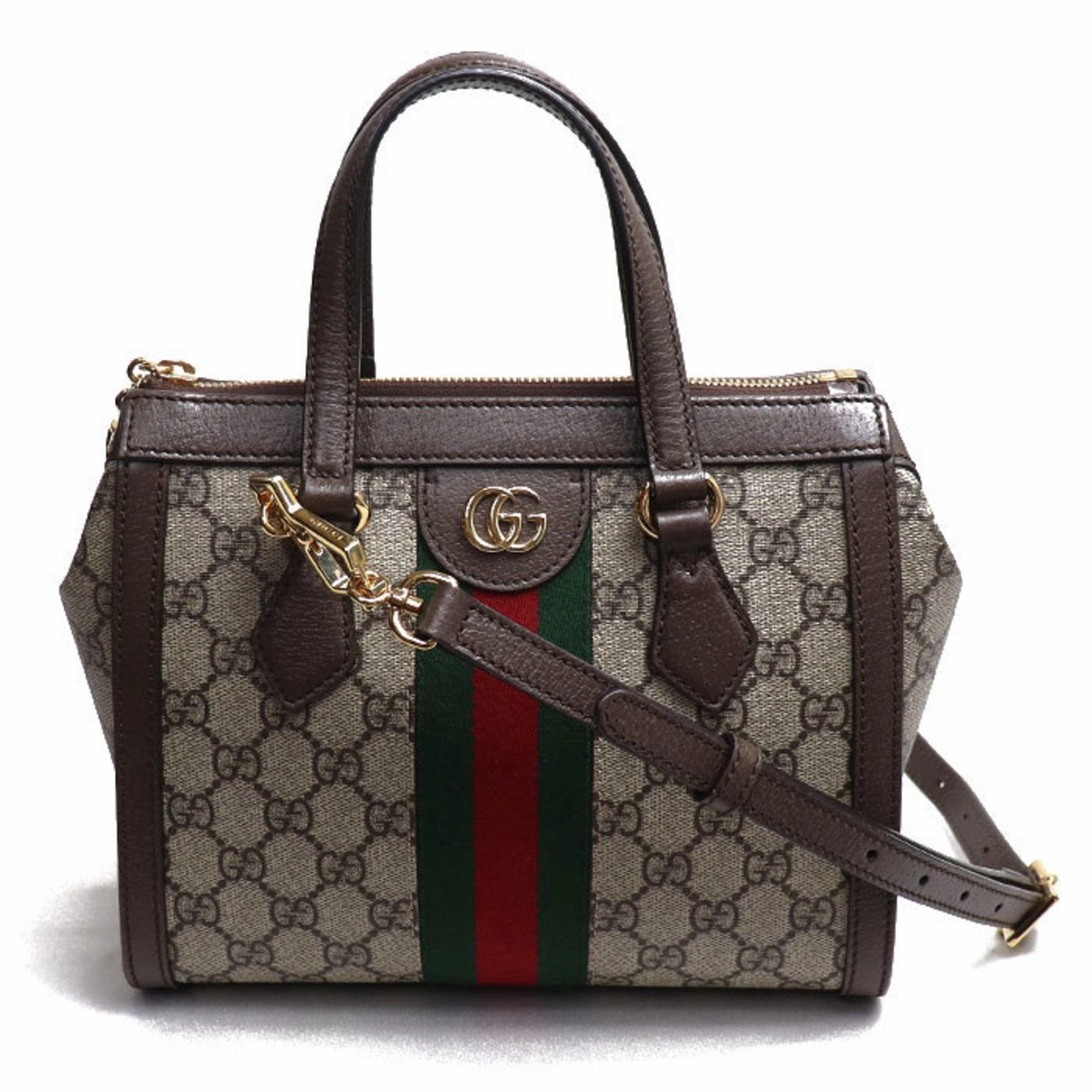 Gucci Beige Brown Gg Supreme Shoulder Bag Tote Bag ()