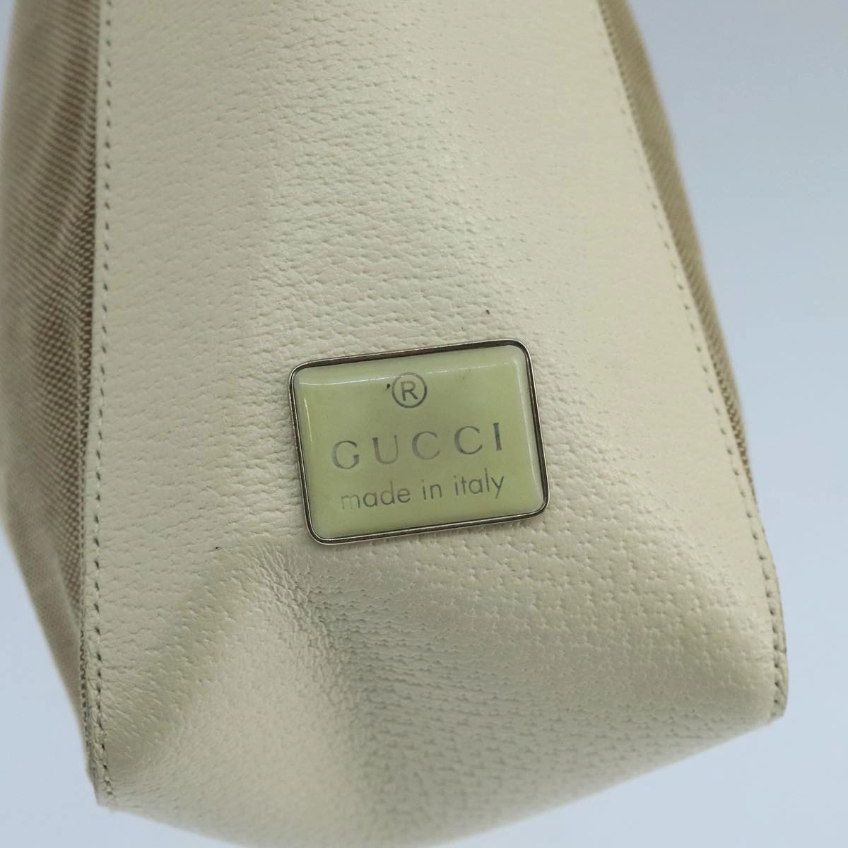 Gucci Beige Canvas Shoulder Bag ()